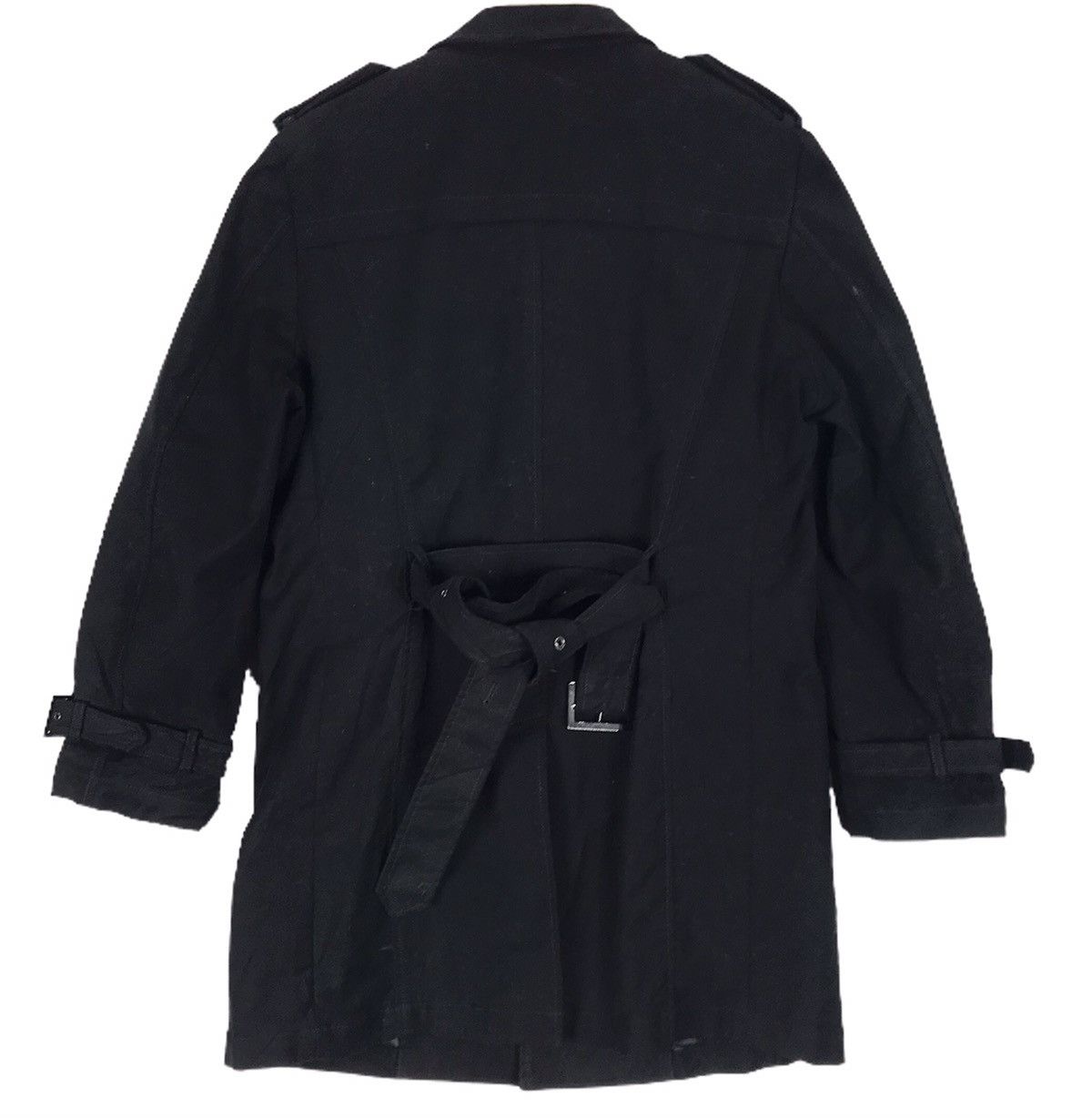 Yohji Yamamoto Against All Risks by Yohji Yamamoto Black Arrogant Coat Size US S / EU 44-46 / 1 - 4 Thumbnail