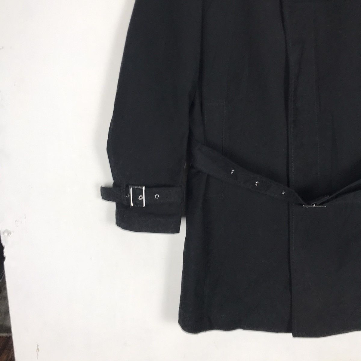Yohji Yamamoto Against All Risks by Yohji Yamamoto Black Arrogant Coat Size US S / EU 44-46 / 1 - 7 Thumbnail