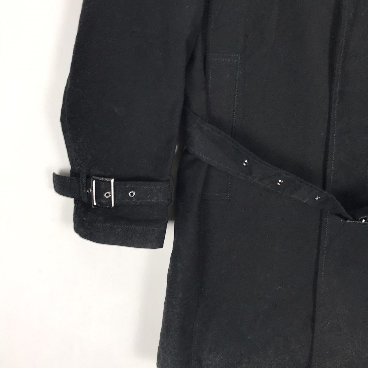 Yohji Yamamoto Against All Risks by Yohji Yamamoto Black Arrogant Coat Size US S / EU 44-46 / 1 - 10 Thumbnail