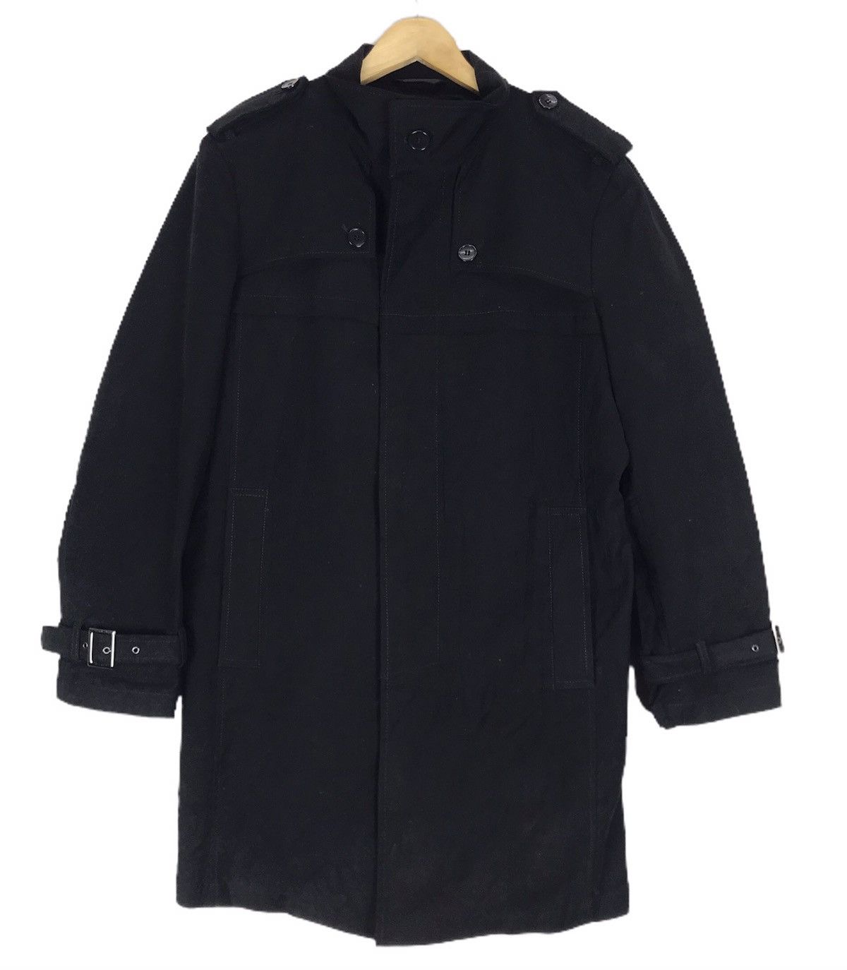 Yohji Yamamoto Against All Risks by Yohji Yamamoto Black Arrogant Coat Size US S / EU 44-46 / 1 - 3 Thumbnail