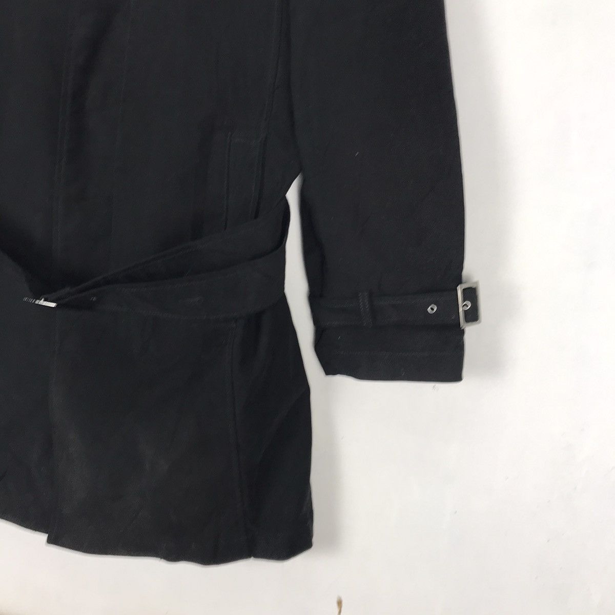 Yohji Yamamoto Against All Risks by Yohji Yamamoto Black Arrogant Coat Size US S / EU 44-46 / 1 - 6 Thumbnail