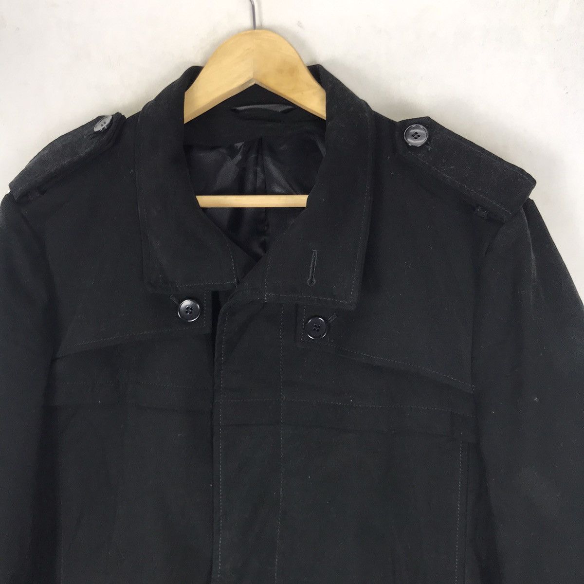 Yohji Yamamoto Against All Risks by Yohji Yamamoto Black Arrogant Coat Size US S / EU 44-46 / 1 - 11 Thumbnail