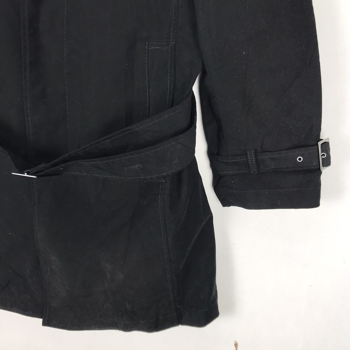 Yohji Yamamoto Against All Risks by Yohji Yamamoto Black Arrogant Coat Size US S / EU 44-46 / 1 - 9 Thumbnail