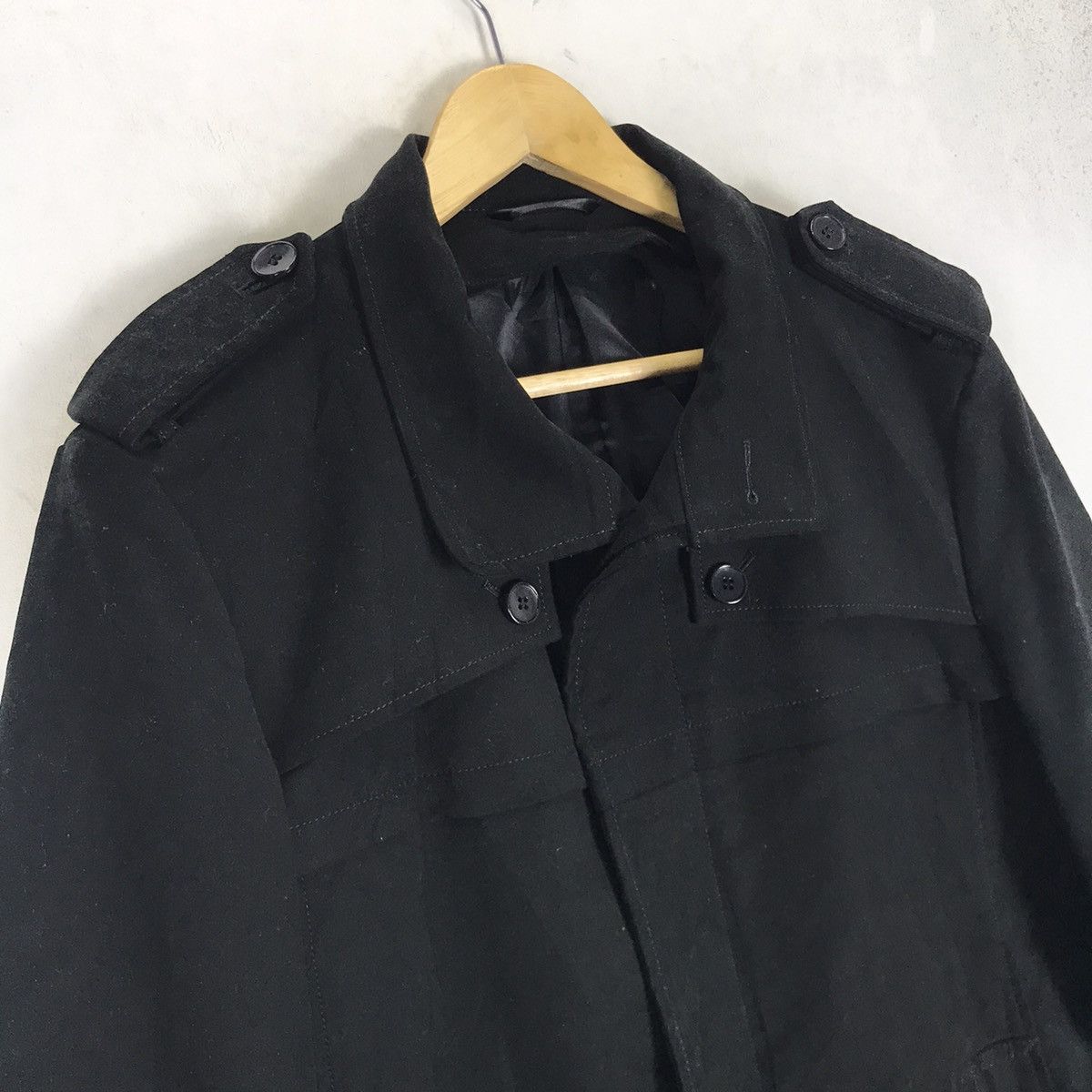 Yohji Yamamoto Against All Risks by Yohji Yamamoto Black Arrogant Coat Size US S / EU 44-46 / 1 - 5 Thumbnail
