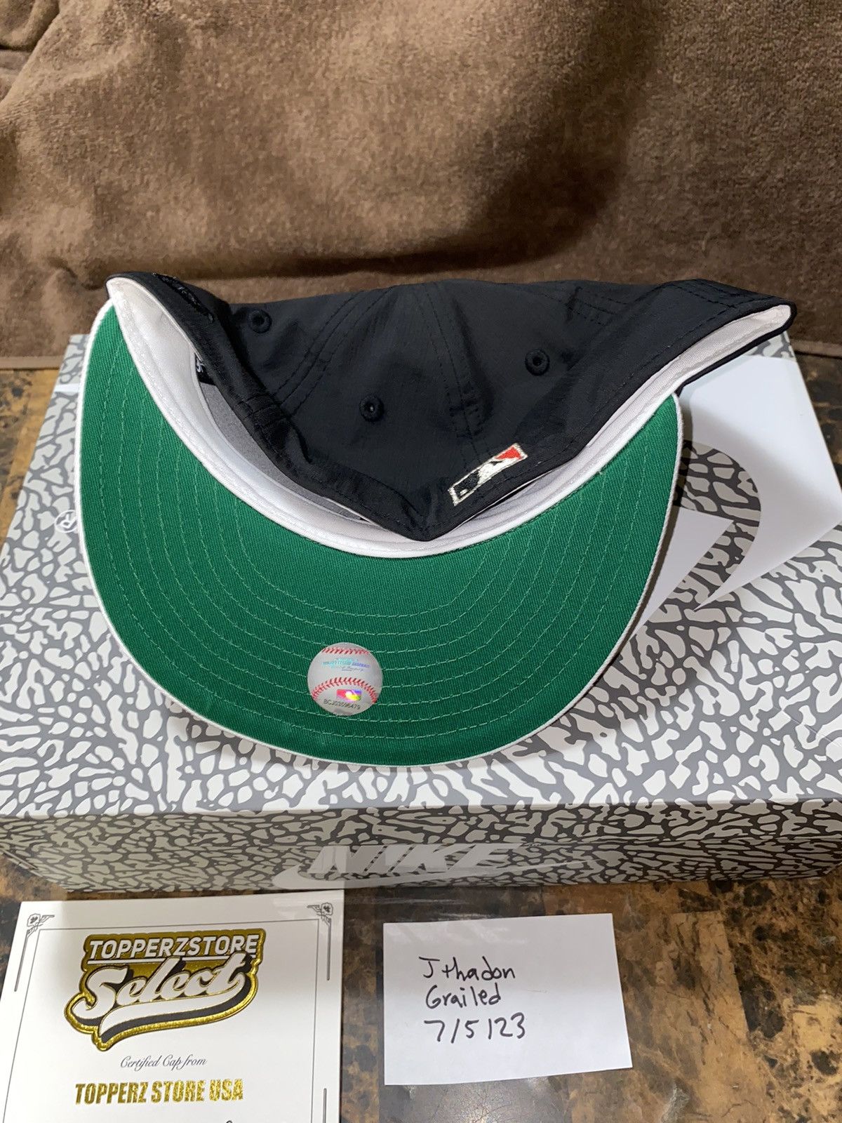 New Era New York Yankees New Era 59fifty hat 7 1/8 white black red Size ONE SIZE - 5 Thumbnail