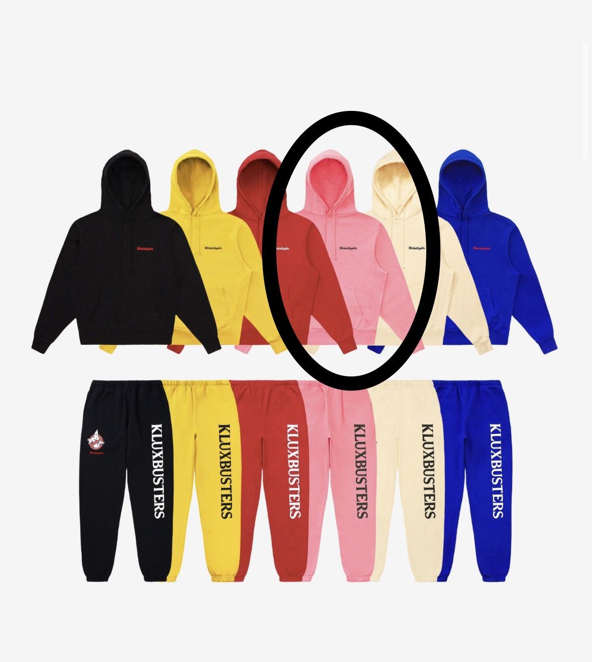 wckdthghts Wckdthghts Bubblegum Pink Sweatsuit Hoodie Size US M / EU 48-50 / 2 - 1 Thumbnail