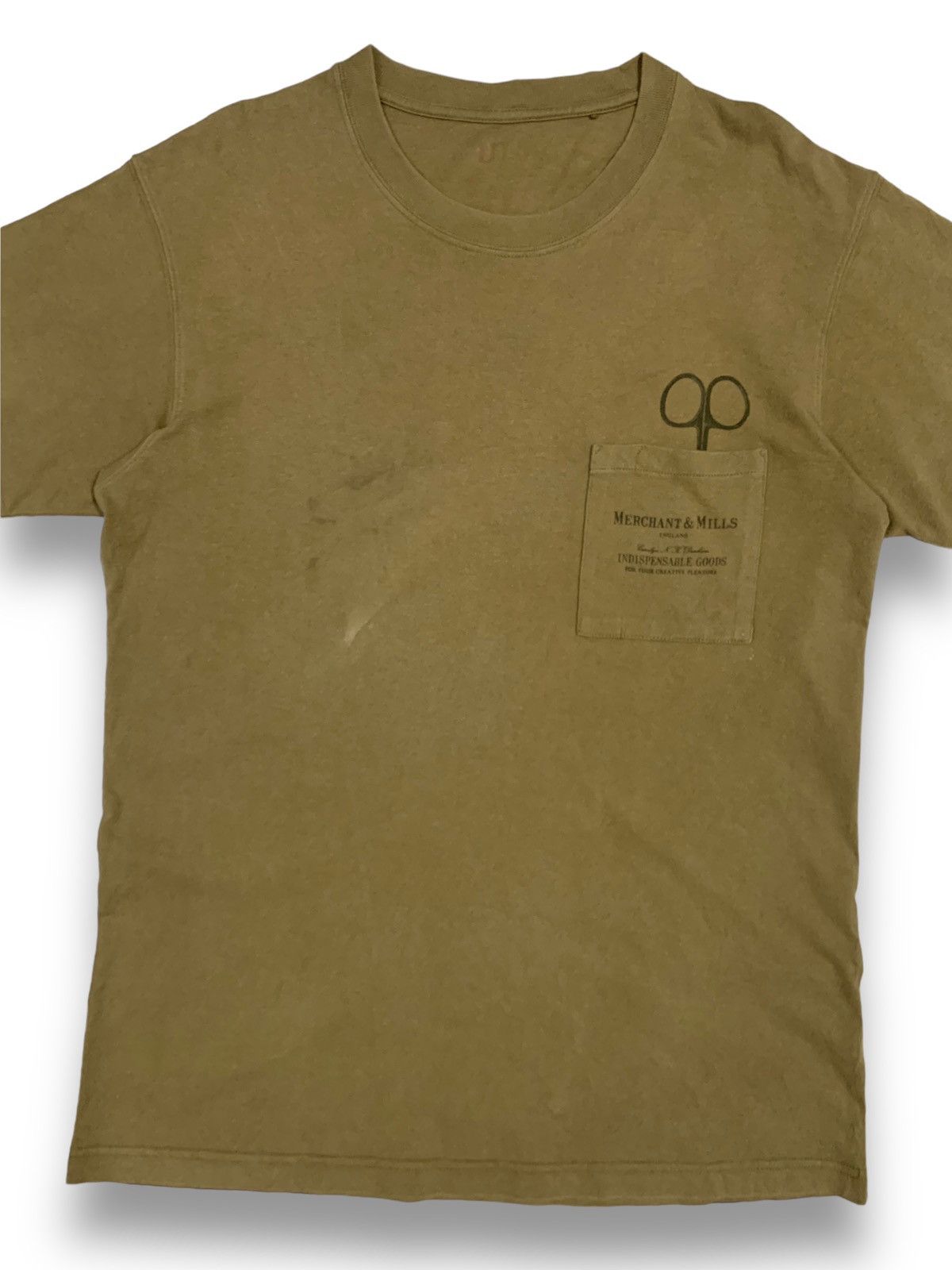 Uniqlo Y2K Uniqlo x Merchant & Mills England Graphic Pocket T-shirt Size US M / EU 48-50 / 2 - 3 Thumbnail