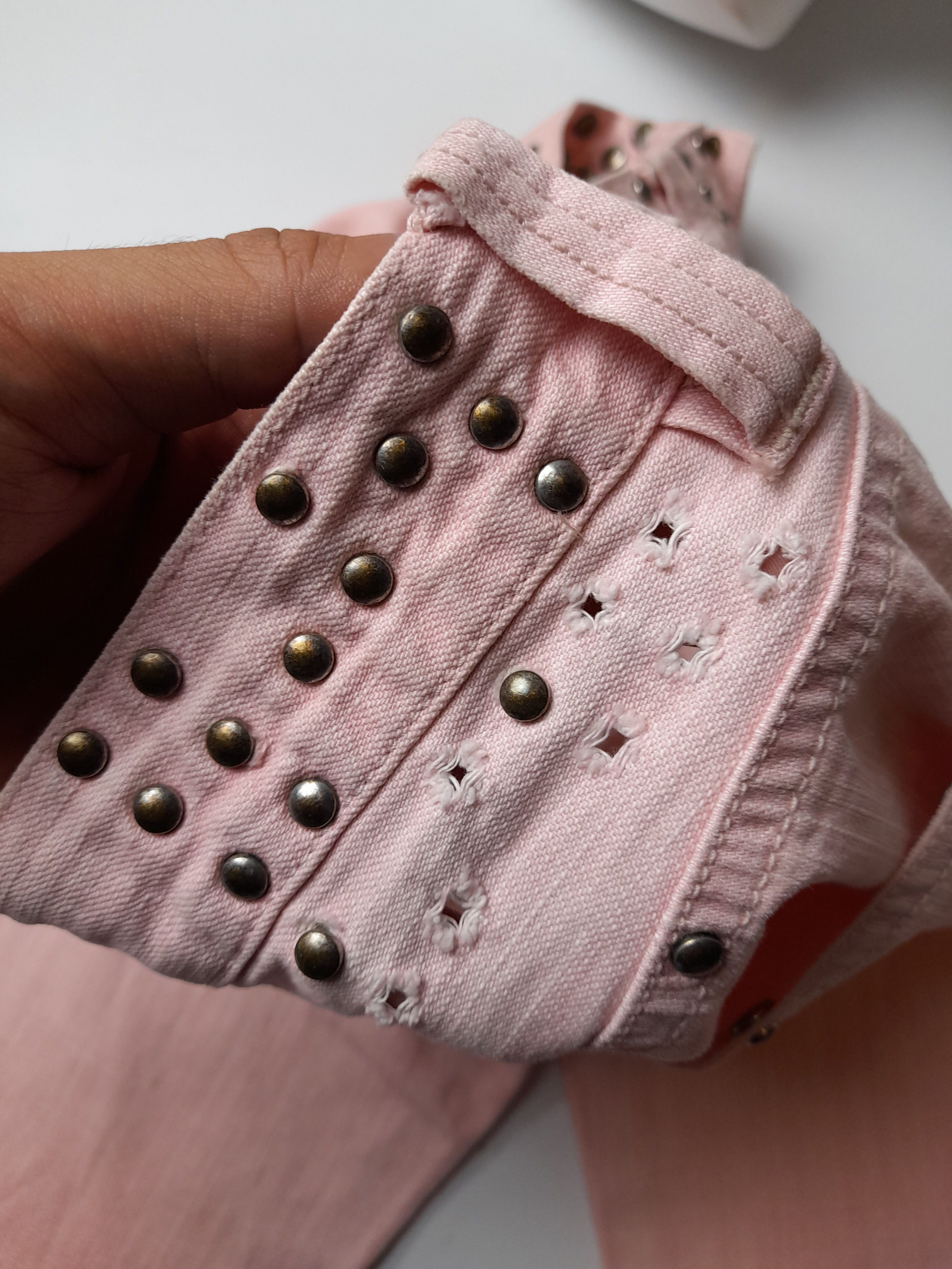 Nozomi Ishiguro Nozomi Ishiguro Studded Pink Skinny Denim Size US 28 / EU 44 - 3 Thumbnail