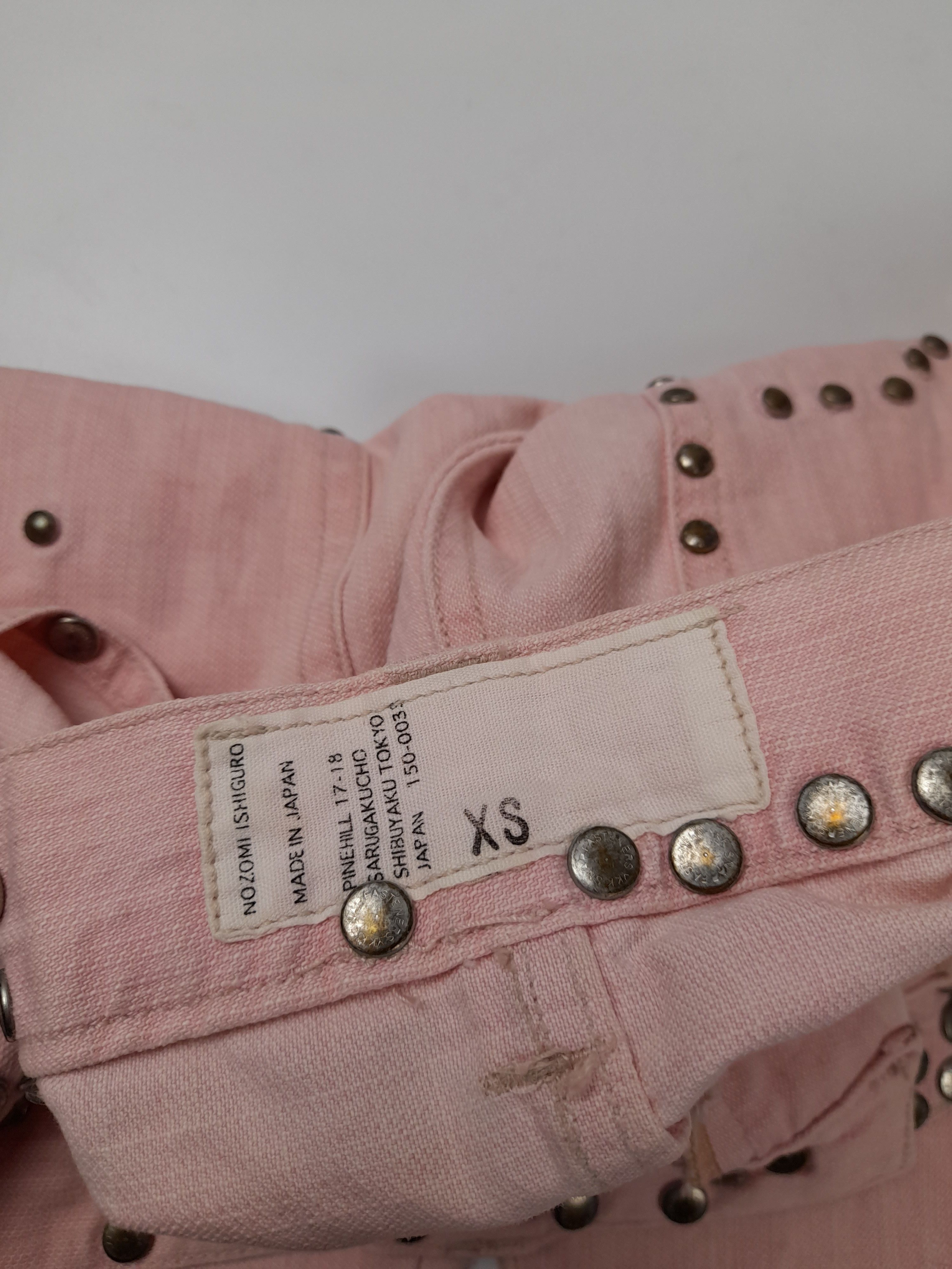 Nozomi Ishiguro Nozomi Ishiguro Studded Pink Skinny Denim Size US 28 / EU 44 - 5 Thumbnail