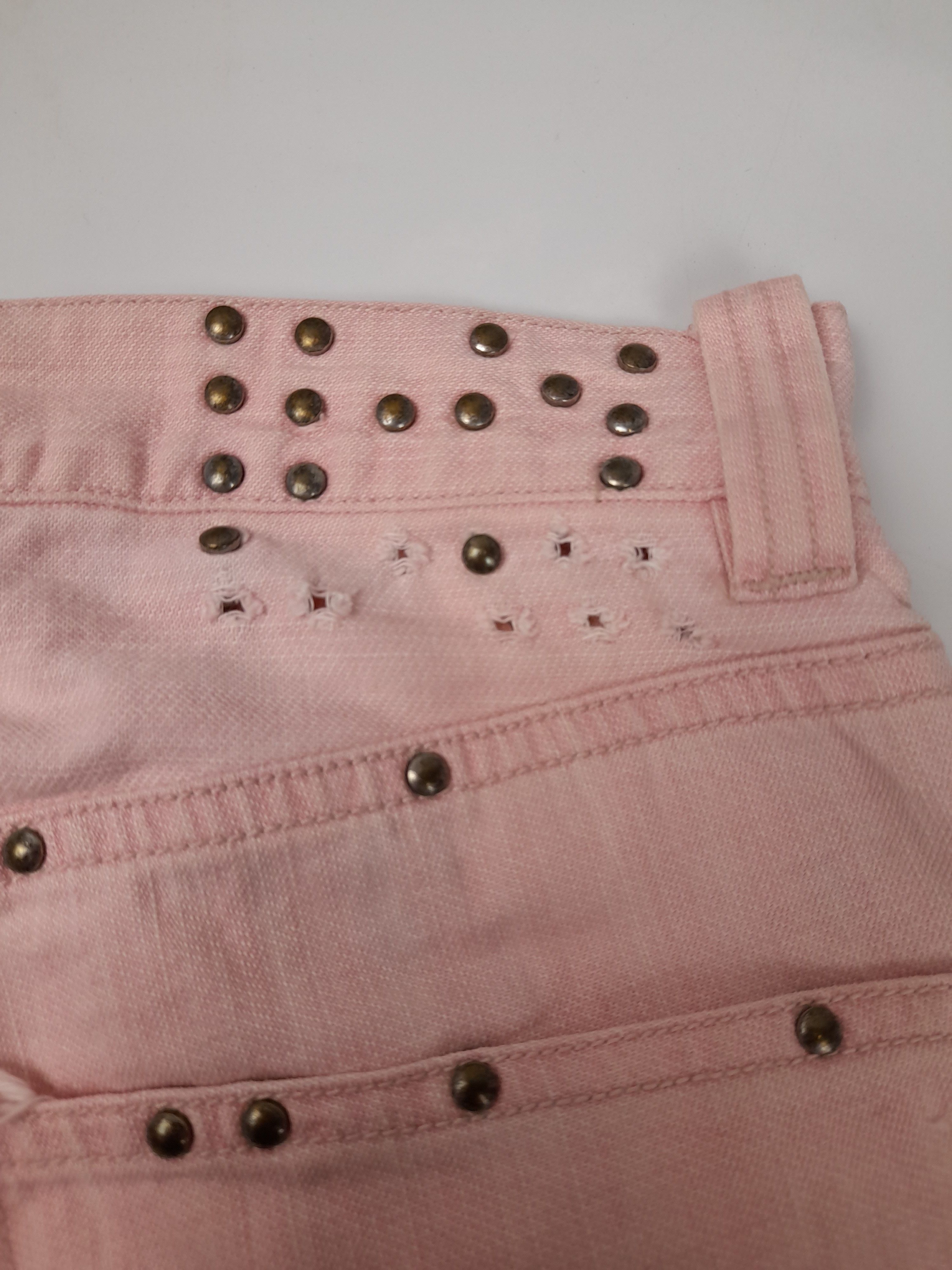 Nozomi Ishiguro Nozomi Ishiguro Studded Pink Skinny Denim Size US 28 / EU 44 - 4 Thumbnail