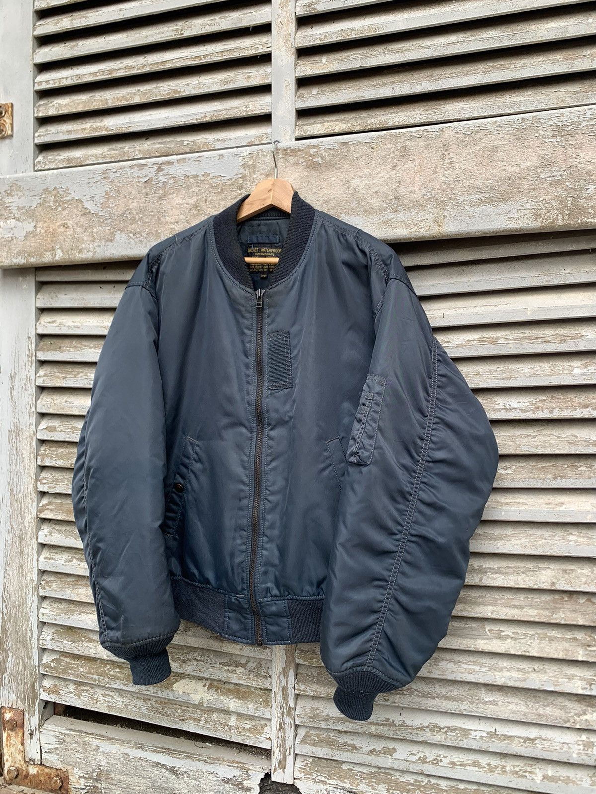 Vintage 🪖Vintage MA-1 Man Intermediate Bomber Jacket By SPINASH Size US L / EU 52-54 / 3 - 8 Thumbnail