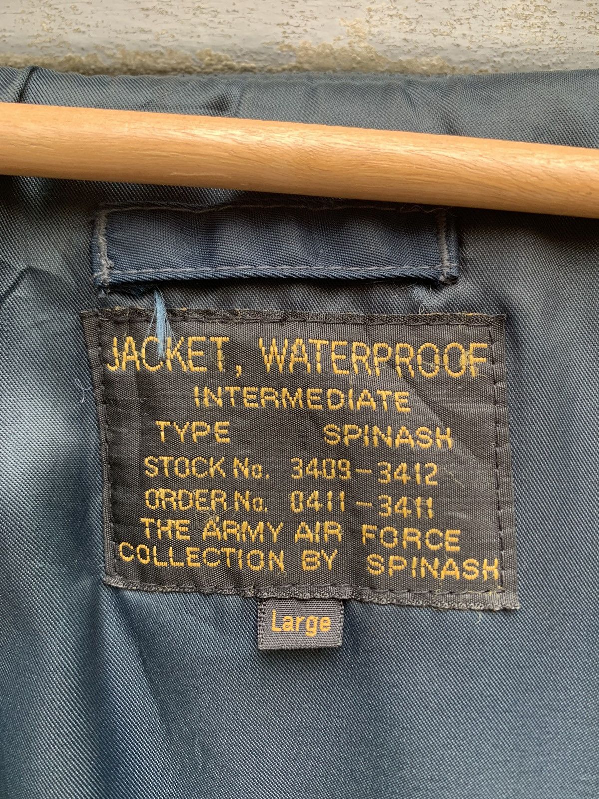Vintage 🪖Vintage MA-1 Man Intermediate Bomber Jacket By SPINASH Size US L / EU 52-54 / 3 - 13 Thumbnail