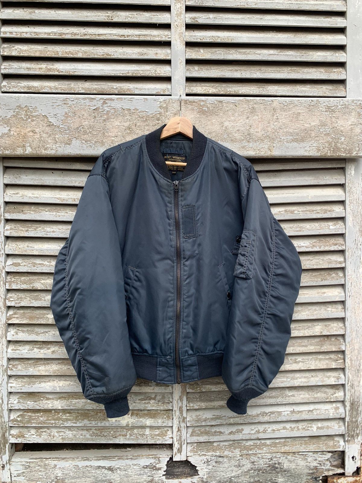 Vintage 🪖Vintage MA-1 Man Intermediate Bomber Jacket By SPINASH Size US L / EU 52-54 / 3 - 7 Thumbnail