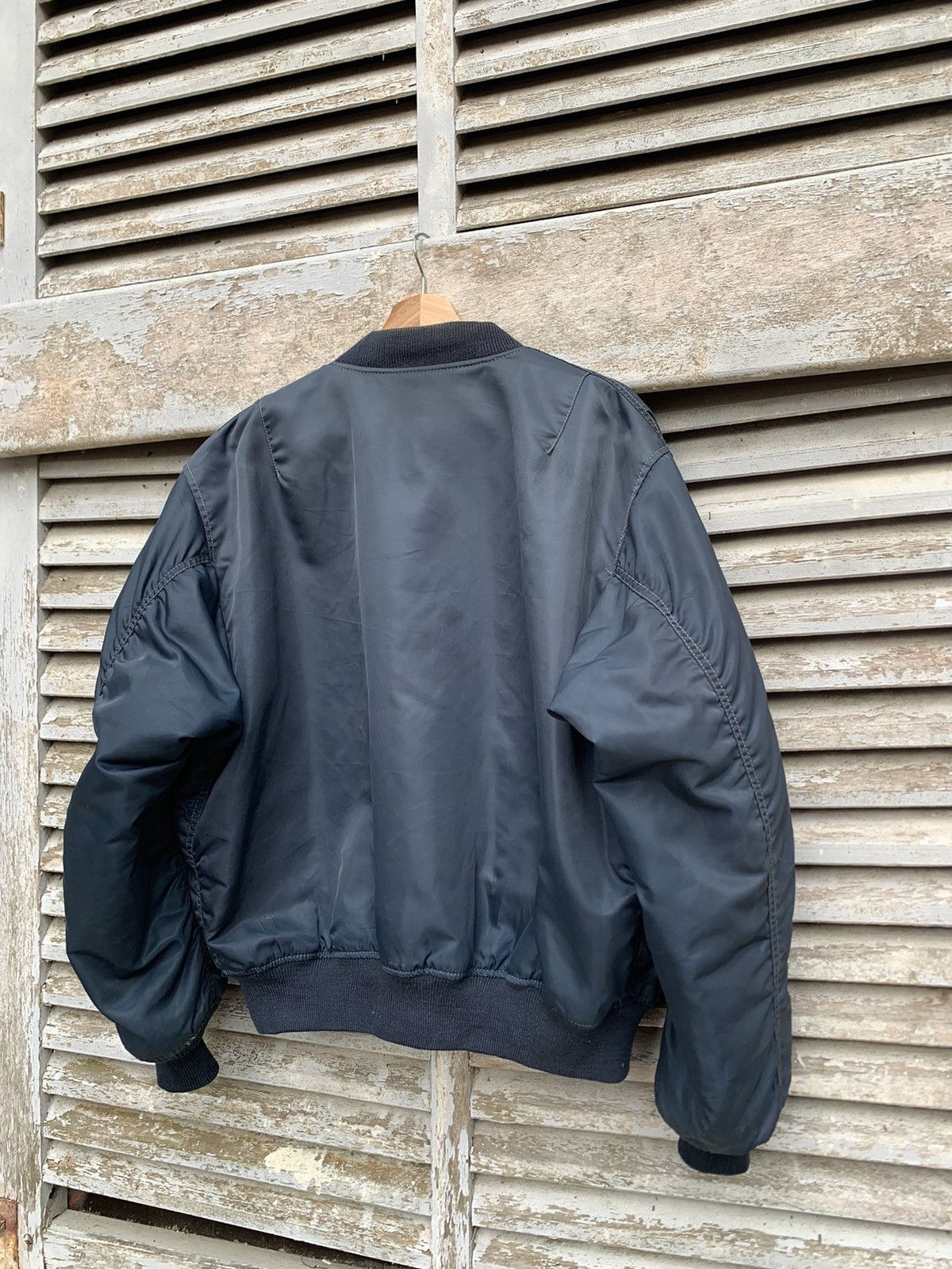 Vintage 🪖Vintage MA-1 Man Intermediate Bomber Jacket By SPINASH Size US L / EU 52-54 / 3 - 10 Thumbnail