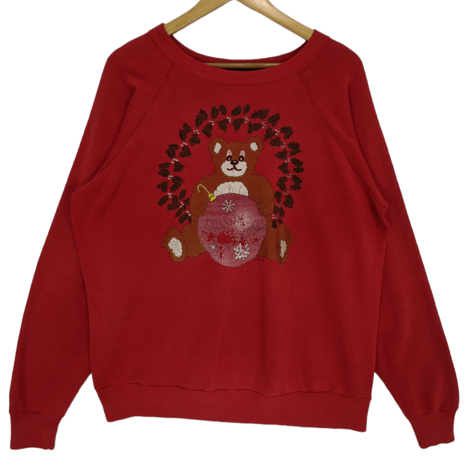 Vintage Vintage 90's PANILL Cute Teddy Bear Big Image Sweatshirt Size US XL / EU 56 / 4 - 2 Thumbnail