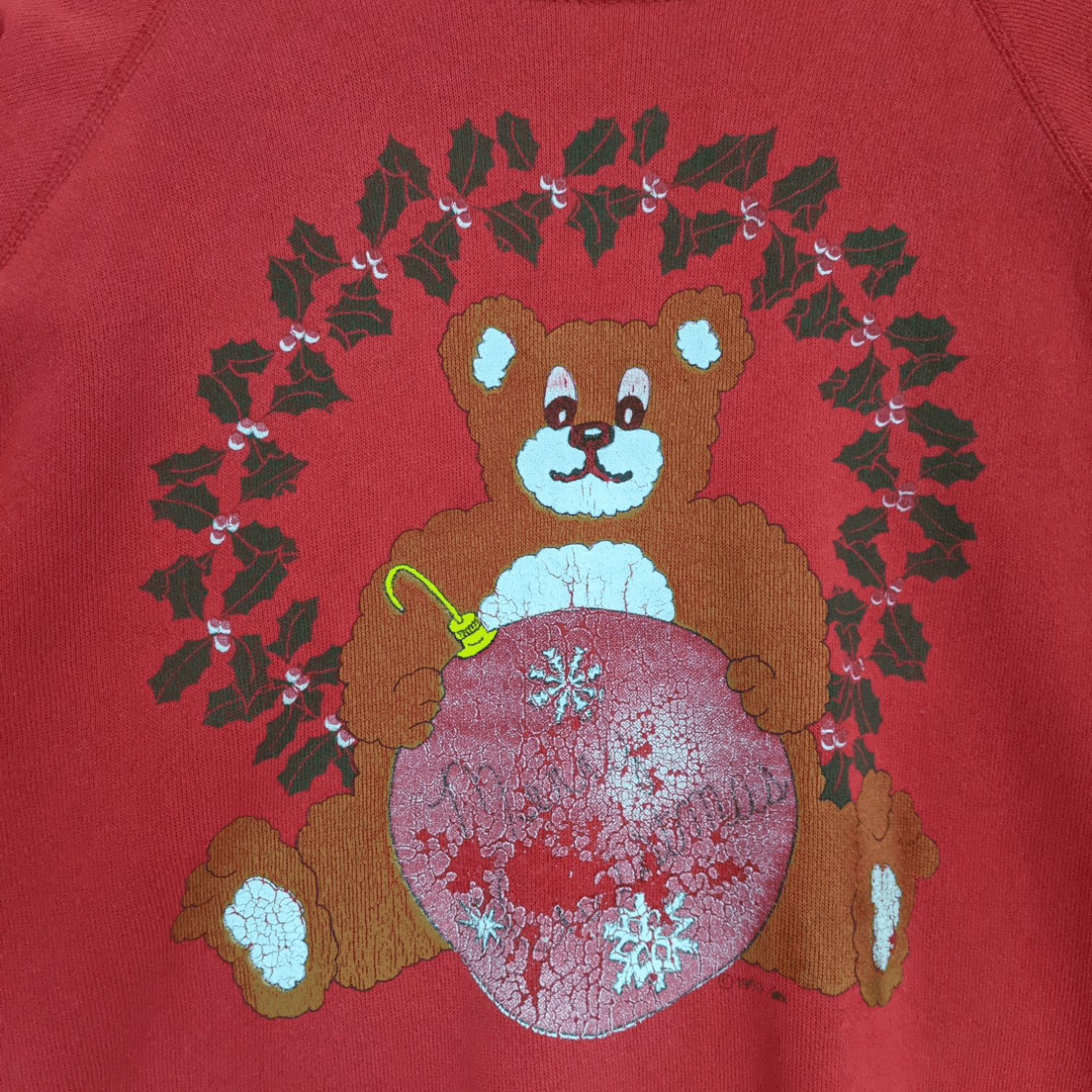 Vintage Vintage 90's PANILL Cute Teddy Bear Big Image Sweatshirt Size US XL / EU 56 / 4 - 5 Thumbnail