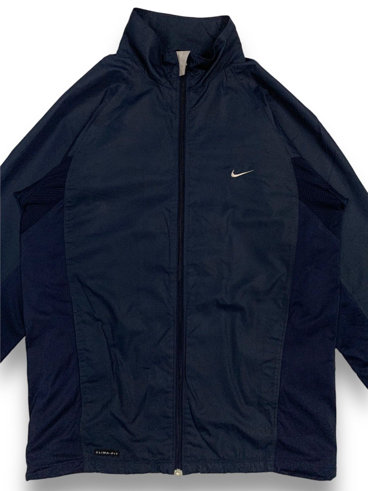 Nike Vintage 2000s Nike Swoosh Clima Fit Track Jacket/Windbreaker Size US M / EU 48-50 / 2 - 5 Thumbnail