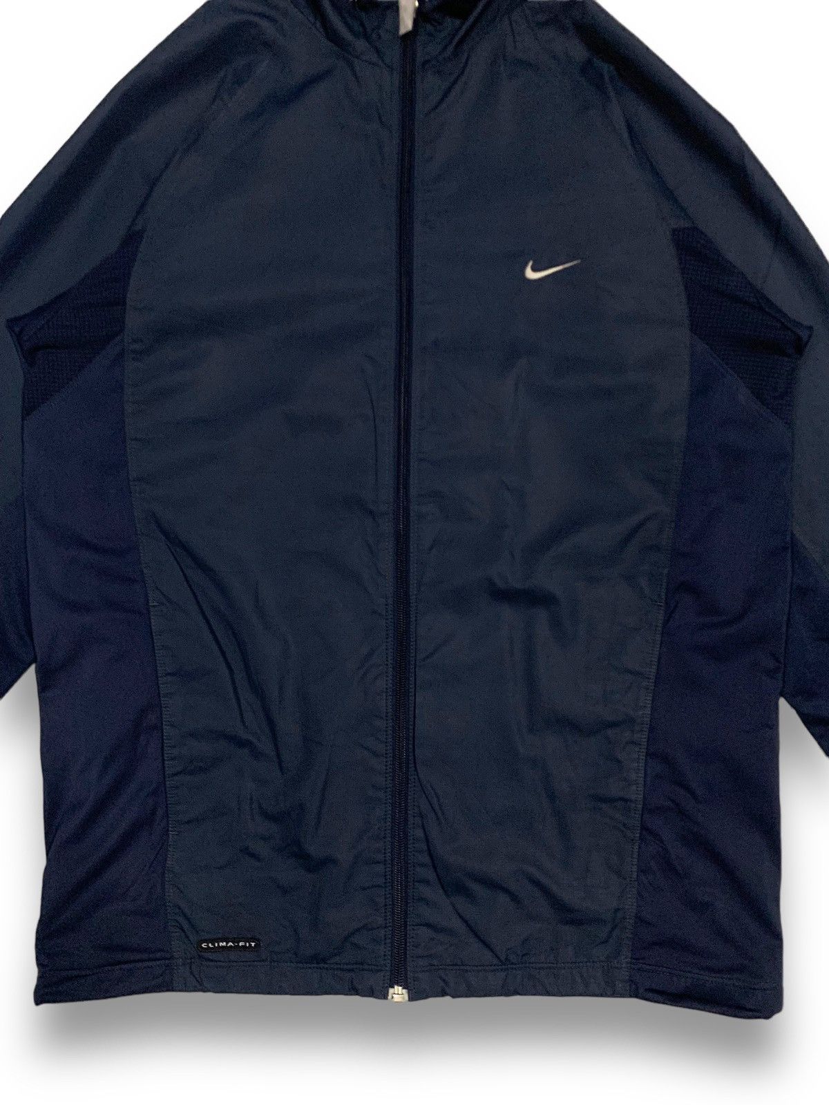 Nike Vintage 2000s Nike Swoosh Clima Fit Track Jacket/Windbreaker Size US M / EU 48-50 / 2 - 10 Thumbnail