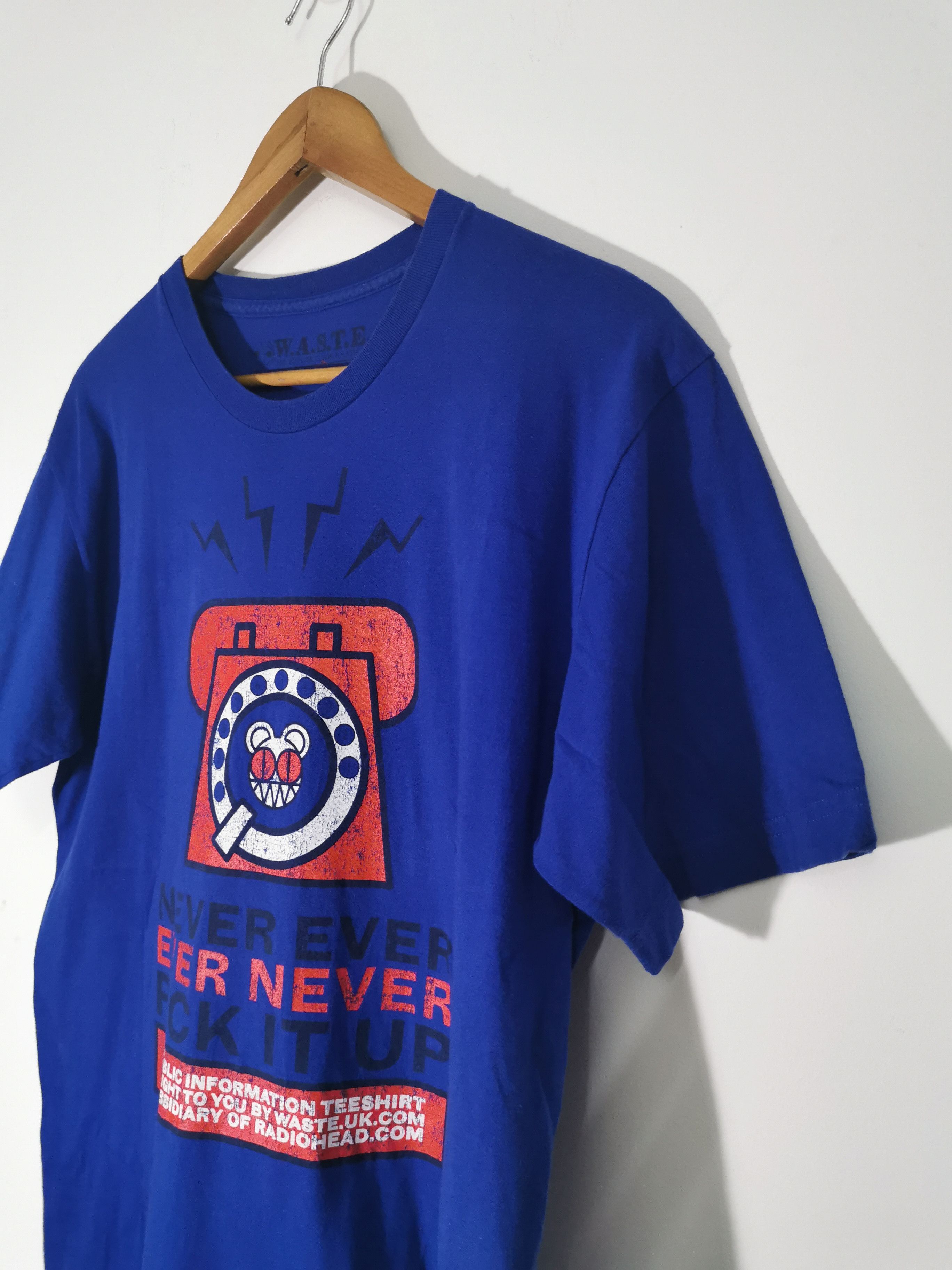 Band Tees × Vintage Vintage Radiohead official merch WASTE Size US L / EU 52-54 / 3 - 4 Thumbnail
