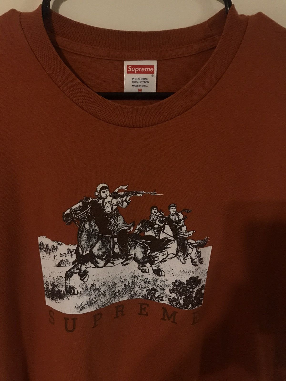 Supreme Supreme Riders Tee Size US M / EU 48-50 / 2 - 2 Thumbnail