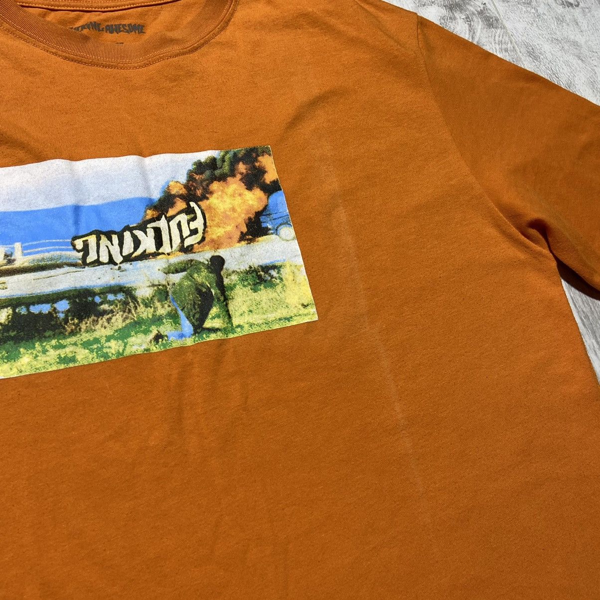Fucking Awesome Fucking Awesome SS18 Car Burn T-Shirt Size US L / EU 52-54 / 3 - 5 Thumbnail