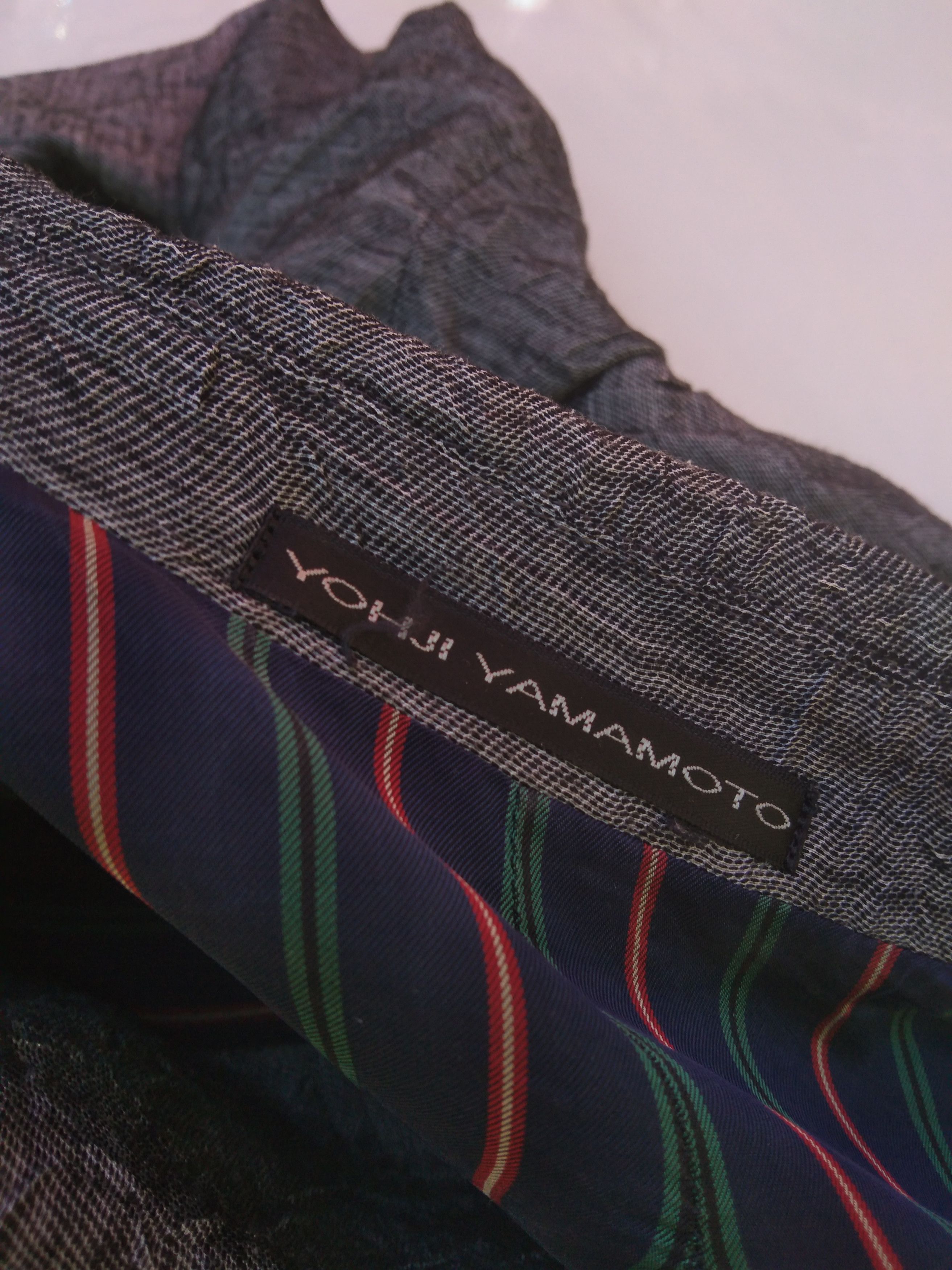 Designer × Yohji Yamamoto YOHJI YAMAMOTO WRINKLES DESIGN RAYON BLAZER JACKET Size US M / EU 48-50 / 2 - 10 Thumbnail