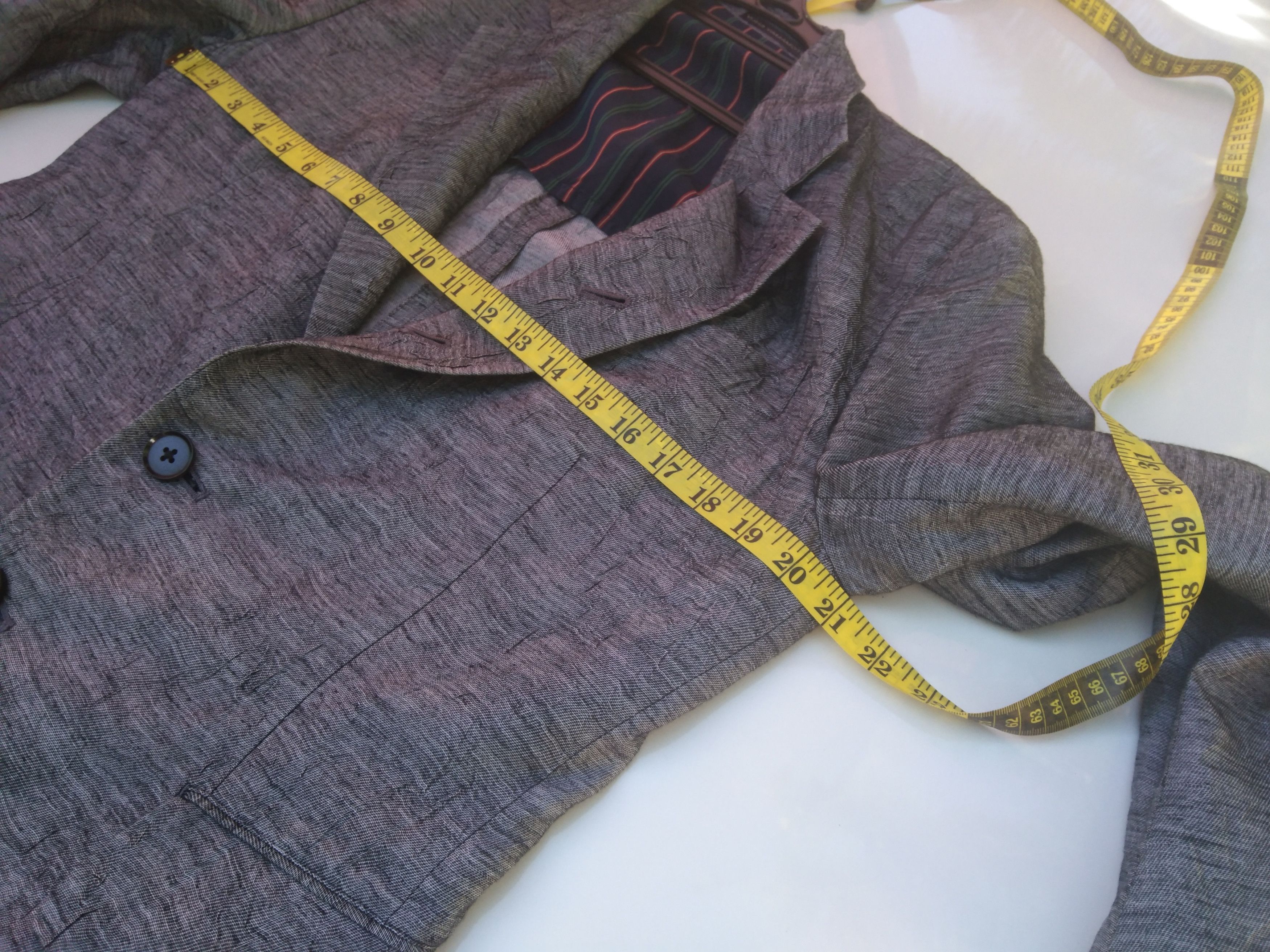 Designer × Yohji Yamamoto YOHJI YAMAMOTO WRINKLES DESIGN RAYON BLAZER JACKET Size US M / EU 48-50 / 2 - 7 Thumbnail
