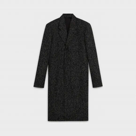 Celine × Hedi Slimane 19FW Tweed Overcoat sz44 (fit like true 48) Size US S / EU 44-46 / 1 - 11 Thumbnail