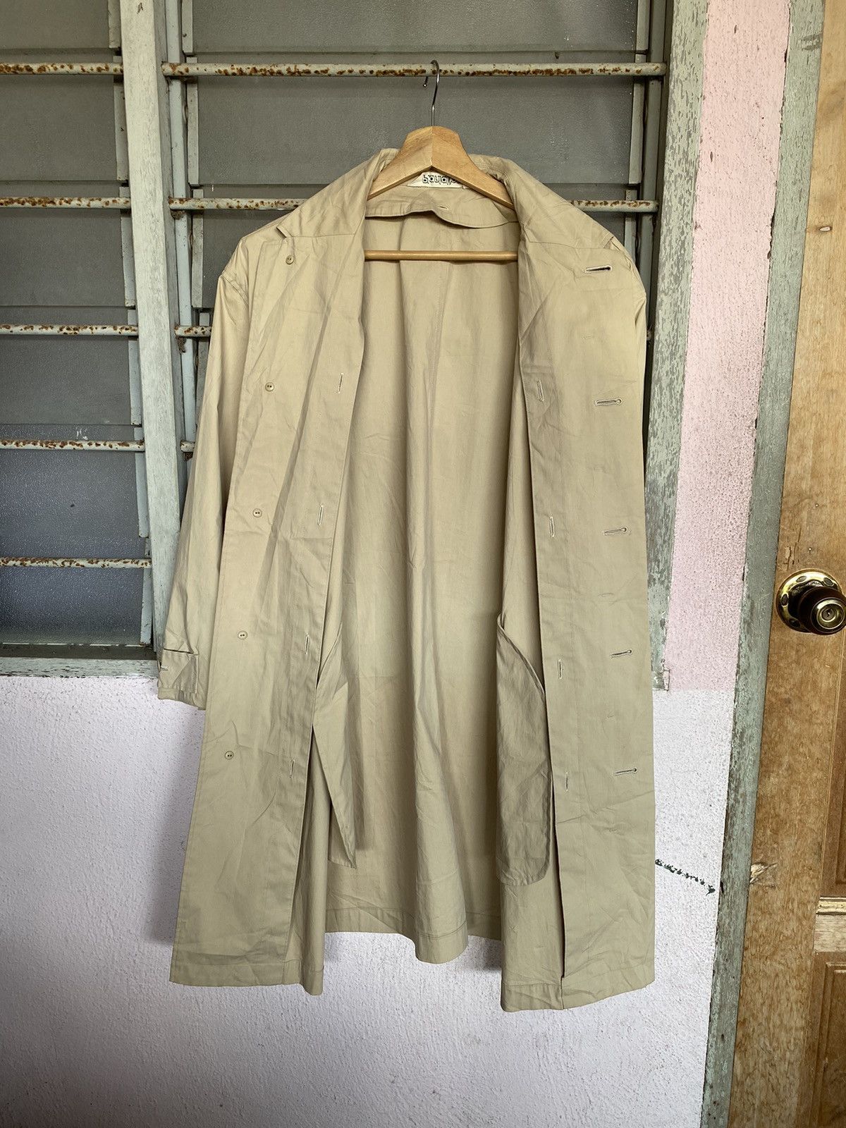 Designer × Issey Miyake × Japanese Brand Plantation by Issey Miyake Trench Coat Size M / US 6-8 / IT 42-44 - 6 Thumbnail