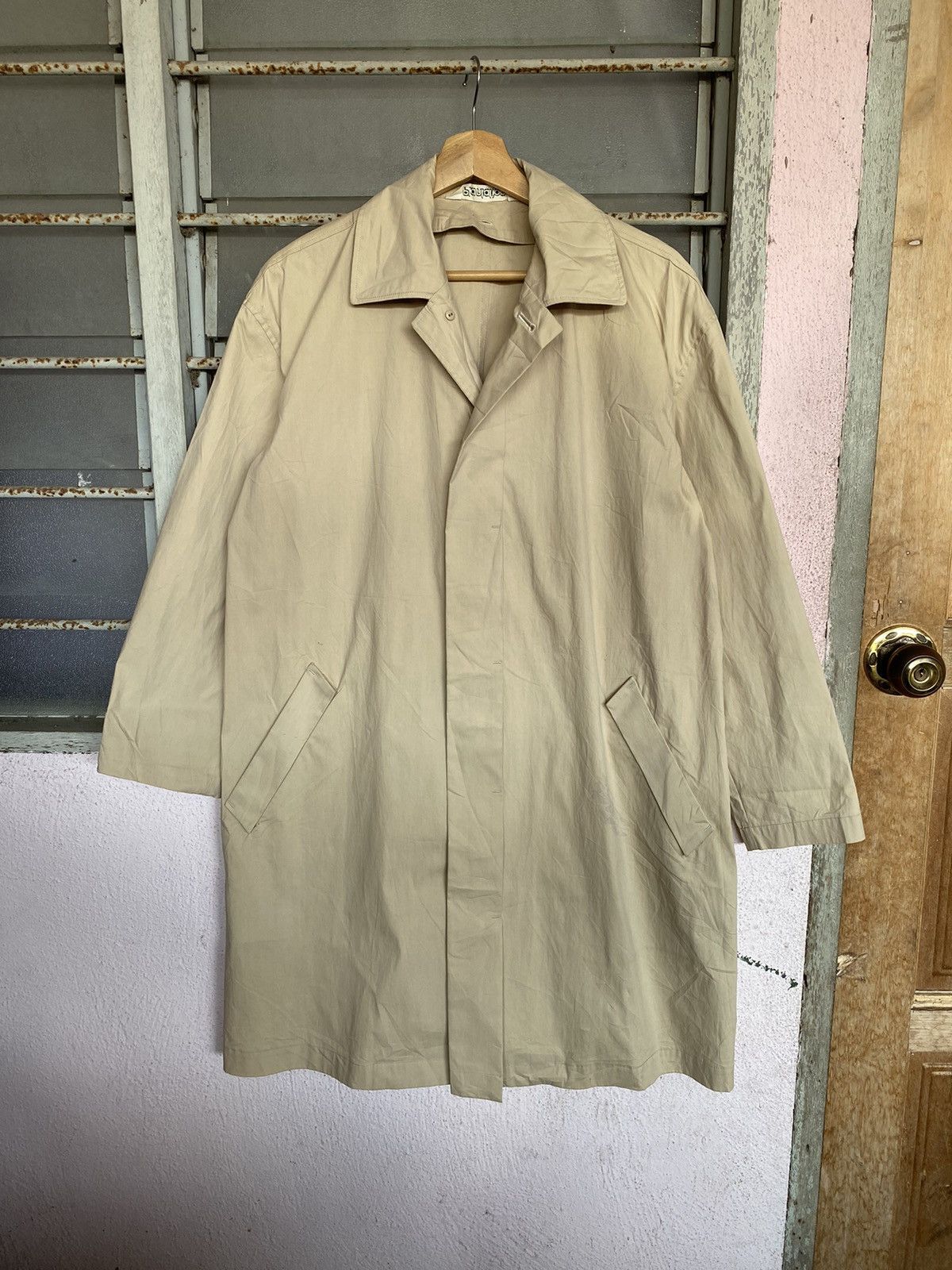 Designer × Issey Miyake × Japanese Brand Plantation by Issey Miyake Trench Coat Size M / US 6-8 / IT 42-44 - 5 Thumbnail