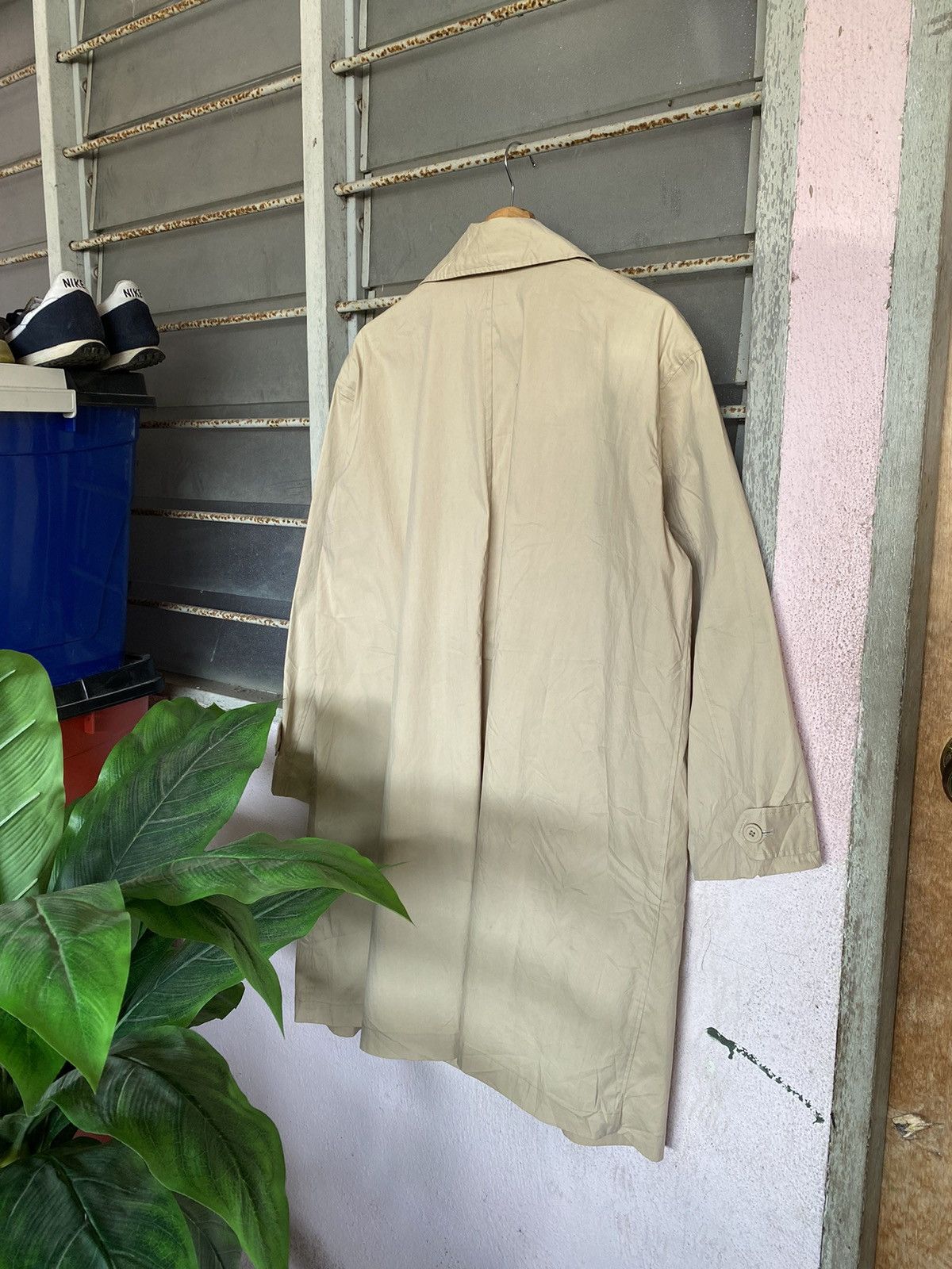 Designer × Issey Miyake × Japanese Brand Plantation by Issey Miyake Trench Coat Size M / US 6-8 / IT 42-44 - 2 Thumbnail