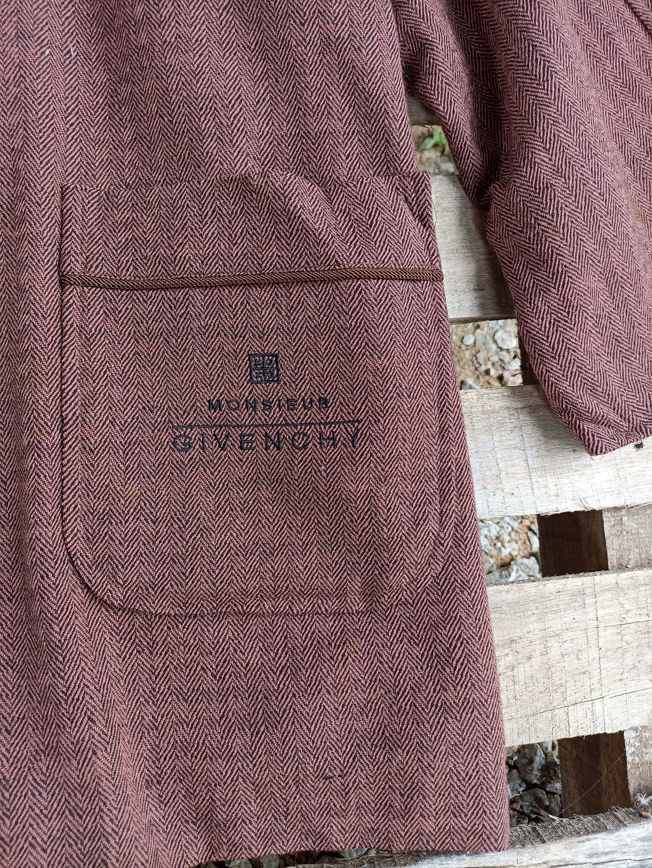 Designer × Givenchy Vintage Givenchy Monsieur Woolmark Cloak capes Size US L / EU 52-54 / 3 - 5 Thumbnail