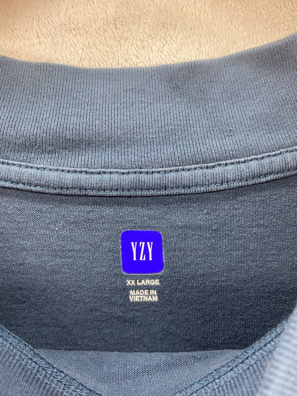 Gap × Kanye West Yeezy Gap by Balenciaga Dove Longsleeve Tee Dark Blue XL Size US XXL / EU 58 / 5 - 5 Thumbnail