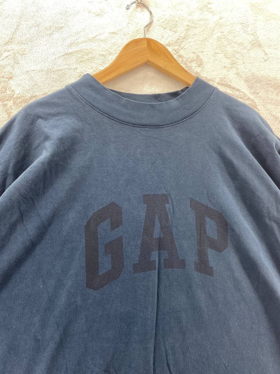 Gap × Kanye West Yeezy Gap by Balenciaga Dove Longsleeve Tee Dark Blue XL Size US XXL / EU 58 / 5 - 4 Thumbnail