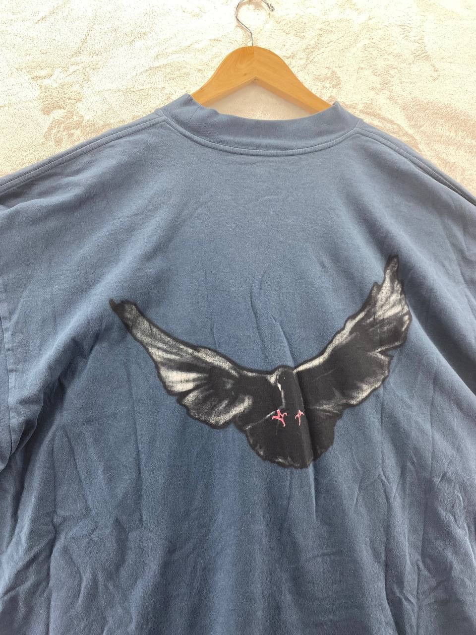 Gap × Kanye West Yeezy Gap by Balenciaga Dove Longsleeve Tee Dark Blue XL Size US XXL / EU 58 / 5 - 3 Thumbnail