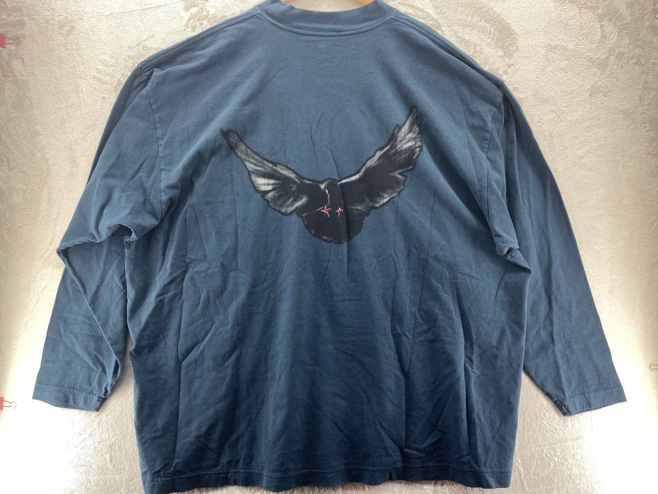 Gap × Kanye West Yeezy Gap by Balenciaga Dove Longsleeve Tee Dark Blue XL Size US XXL / EU 58 / 5 - 1 Thumbnail