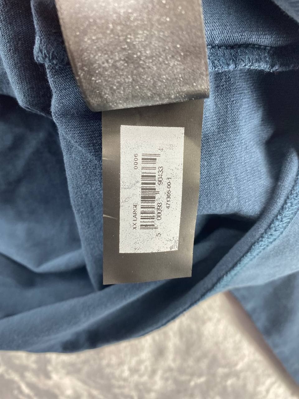 Gap × Kanye West Yeezy Gap by Balenciaga Dove Longsleeve Tee Dark Blue XL Size US XXL / EU 58 / 5 - 9 Thumbnail