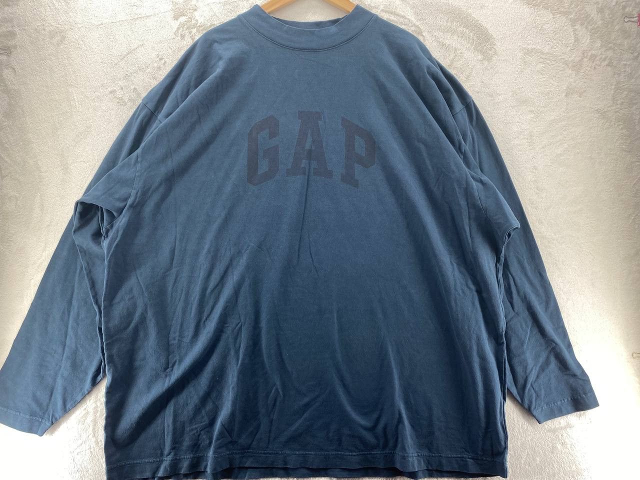 Gap × Kanye West Yeezy Gap by Balenciaga Dove Longsleeve Tee Dark Blue XL Size US XXL / EU 58 / 5 - 2 Thumbnail