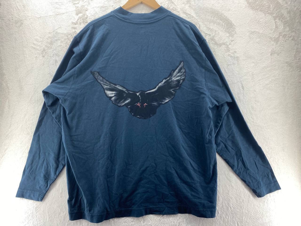 Yeezy Gap by Balenciaga Dove Longsleeve Tee Dark Blue S
