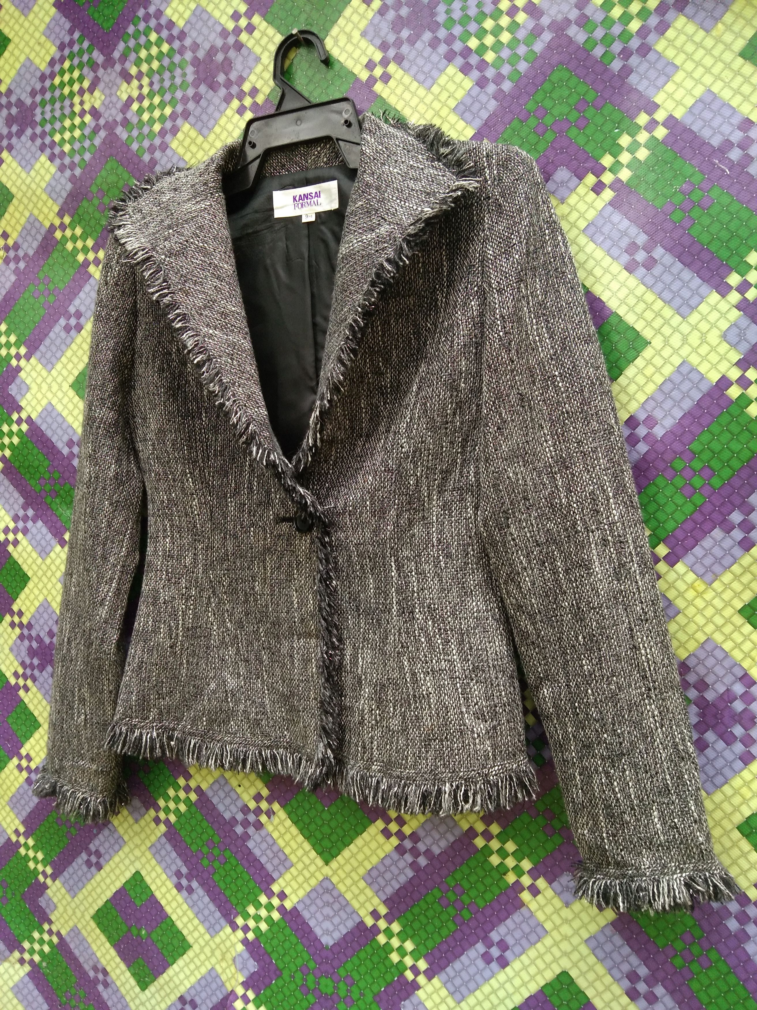 Designer × Kansai Yamamoto KANSAI FORMAL WOMEN'S RARE BLAZER Size XS / US 0-2 / IT 36-38 - 2 Thumbnail