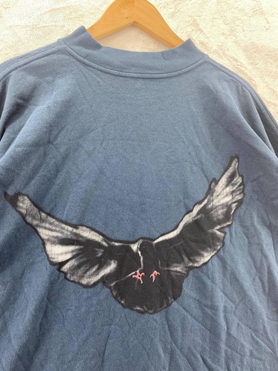 Gap × Kanye West Yeezy Gap by Balenciaga Dove Longsleeve Tee Dark Blue XL Size US XL / EU 56 / 4 - 3 Thumbnail