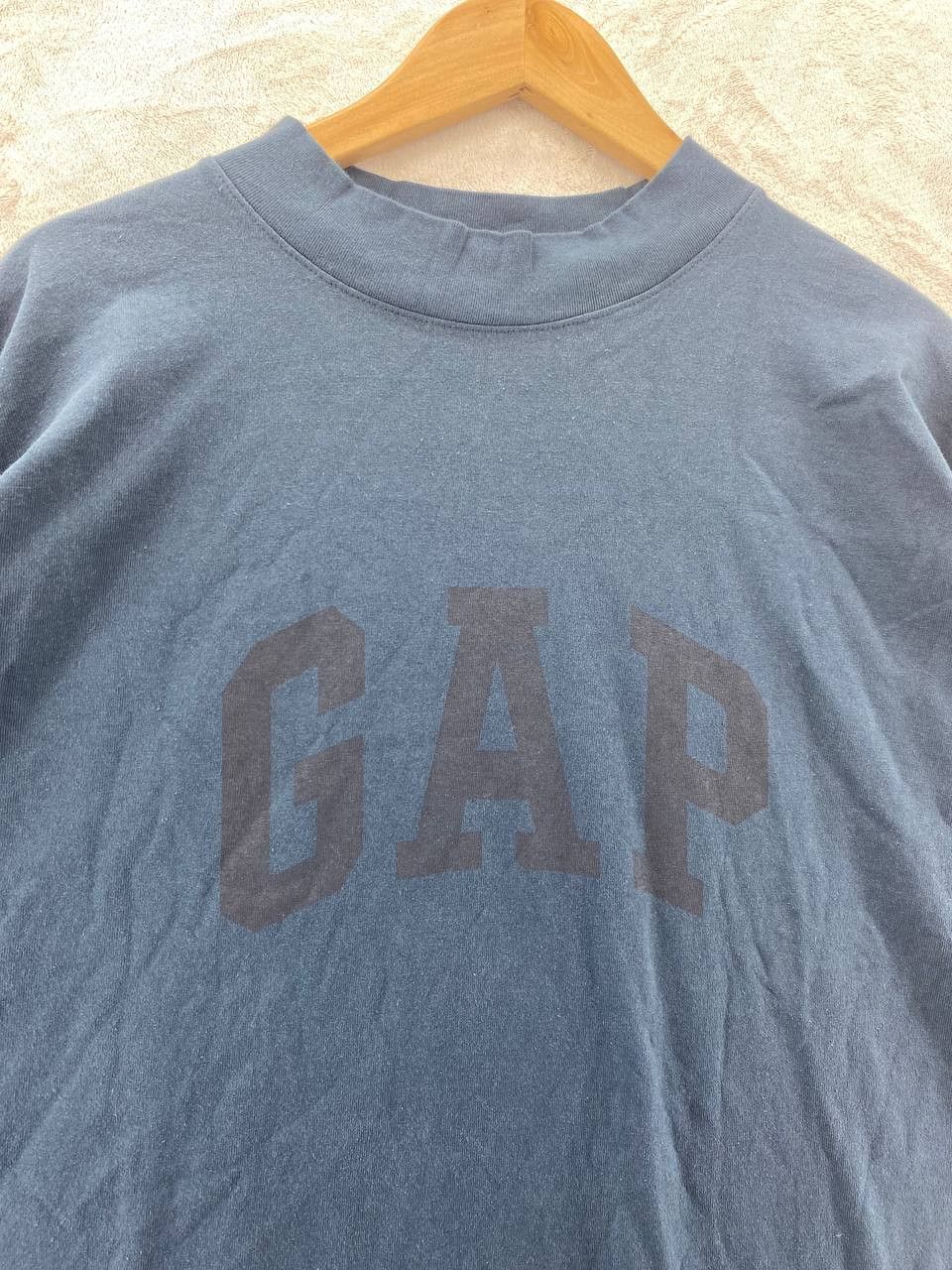Gap × Kanye West Yeezy Gap by Balenciaga Dove Longsleeve Tee Dark Blue XL Size US XL / EU 56 / 4 - 4 Thumbnail