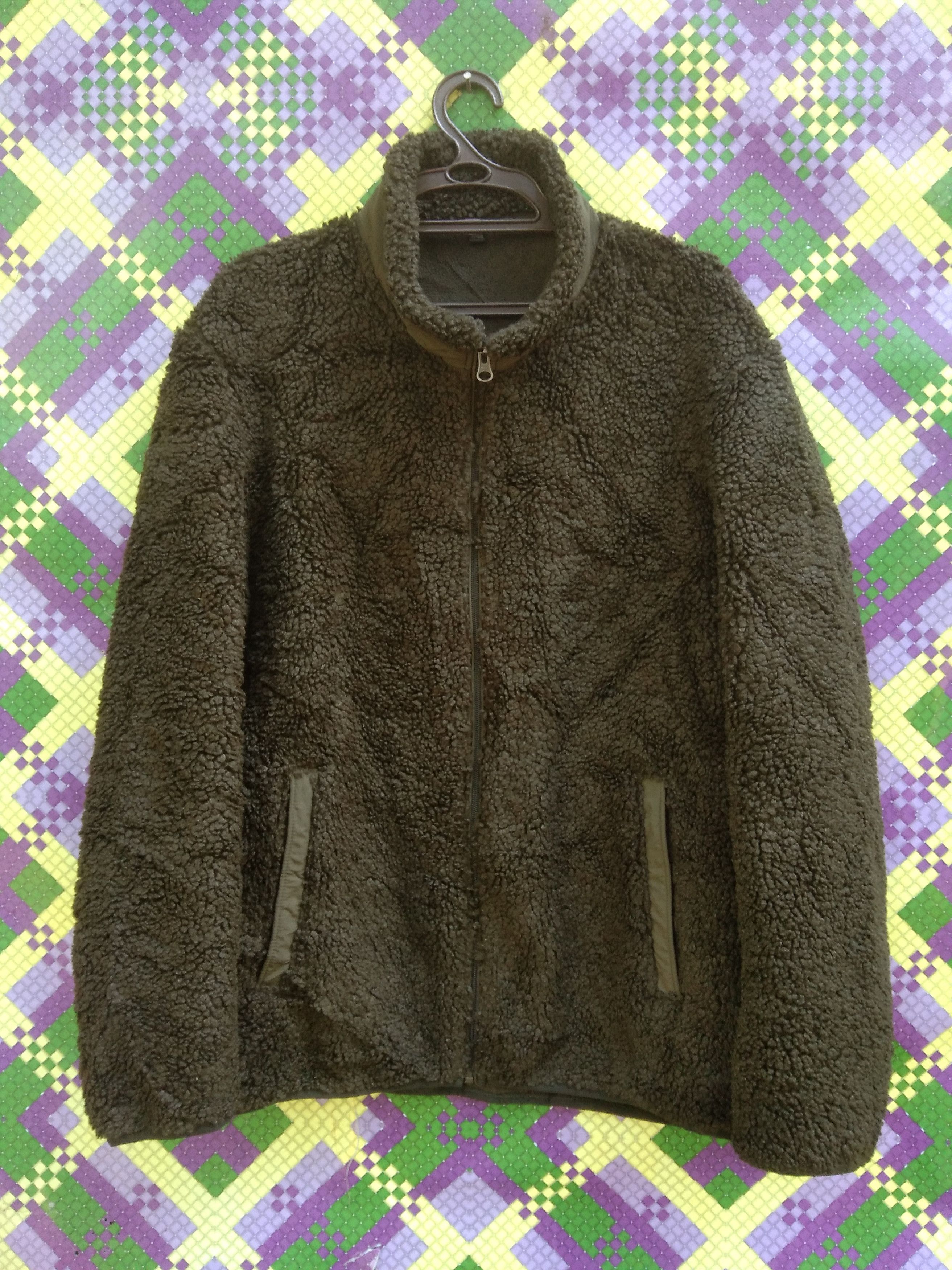 Japanese Brand × Uniqlo FALL WINTER PILE LINED FLEECE JACKET Size US XL / EU 56 / 4 - 2 Thumbnail
