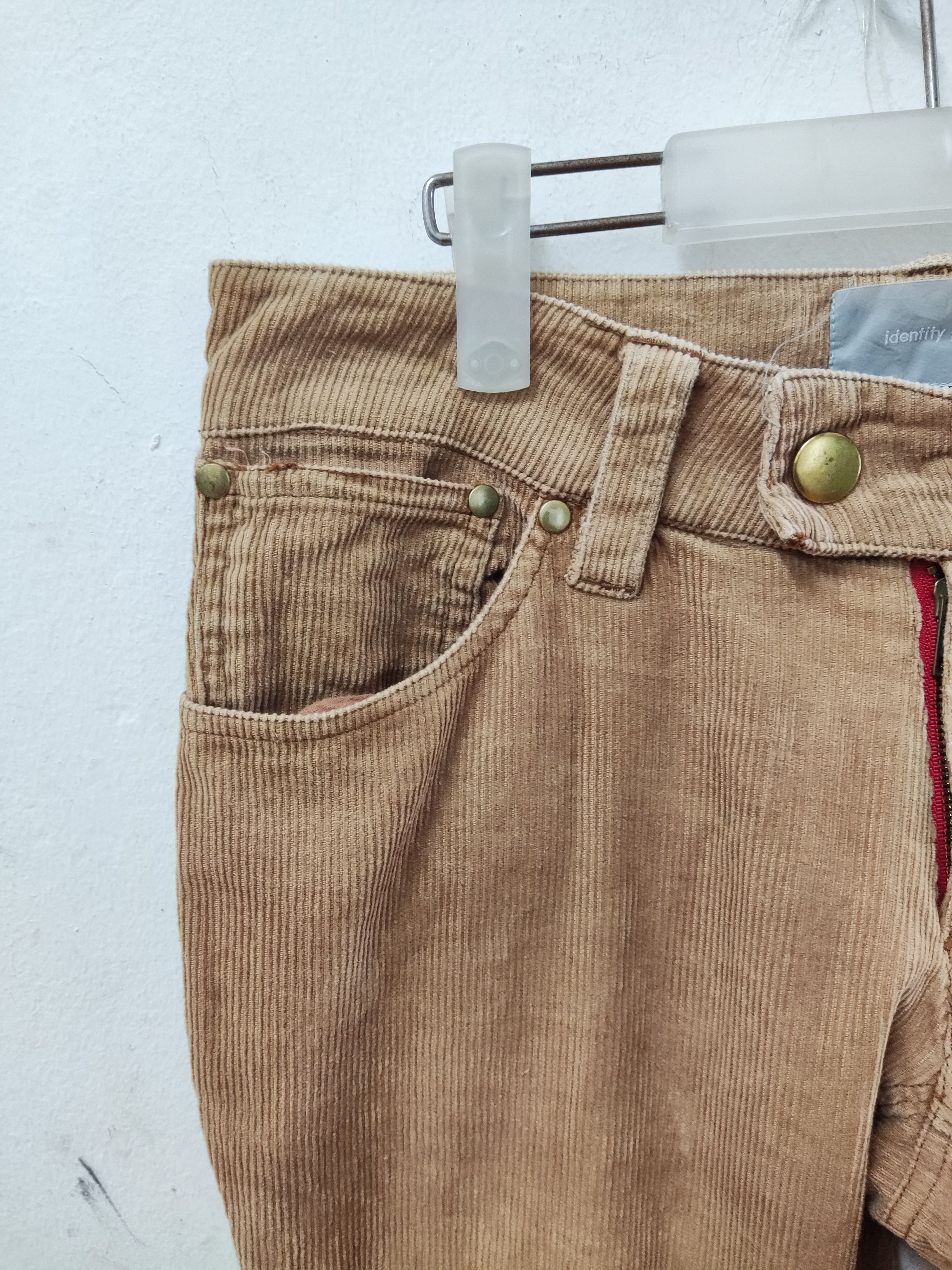 Japanese Brand Indentity Product Brown Corduroy Pants Size 31" - 6 Thumbnail