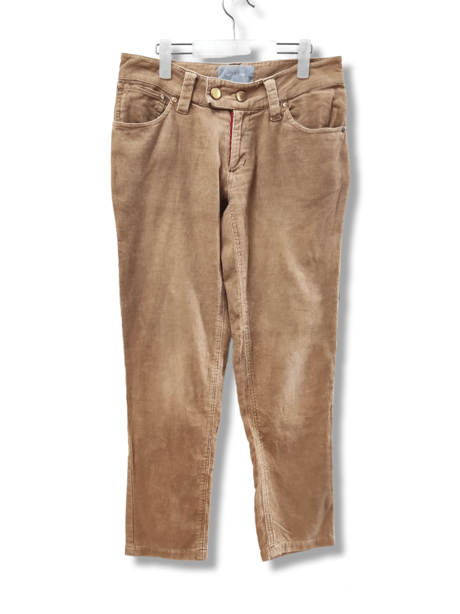 Japanese Brand Indentity Product Brown Corduroy Pants Size 31" - 2 Thumbnail