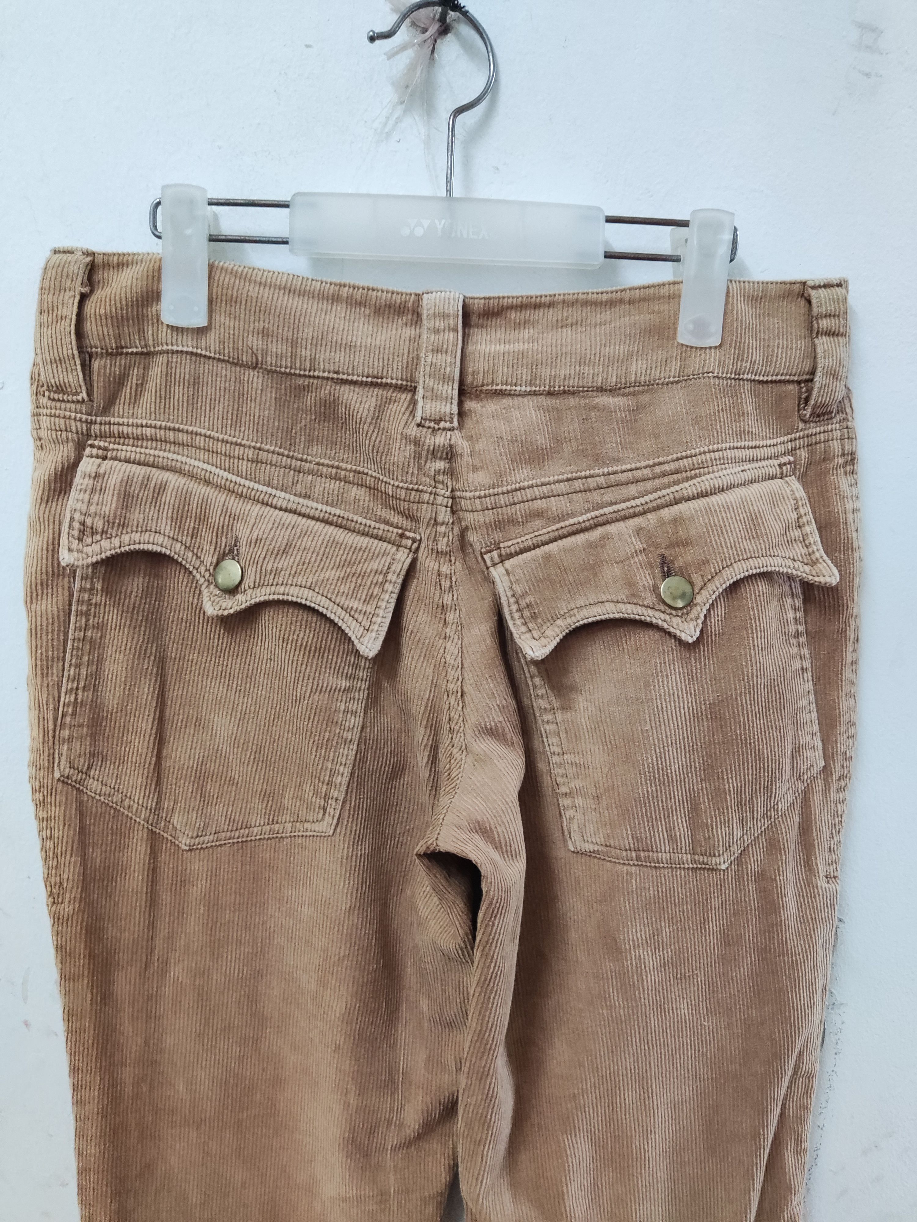 Japanese Brand Indentity Product Brown Corduroy Pants Size 31" - 8 Thumbnail
