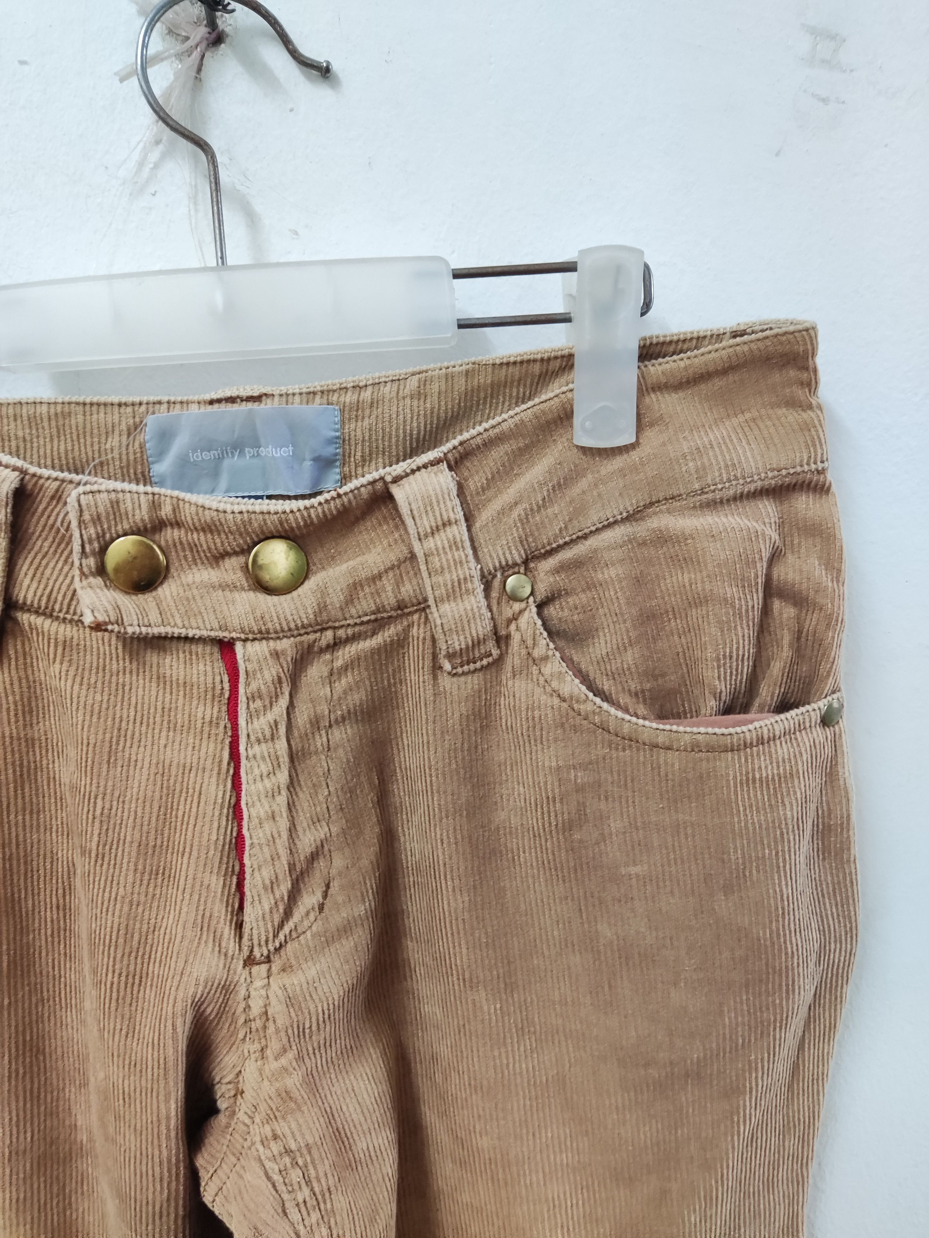 Japanese Brand Indentity Product Brown Corduroy Pants Size 31" - 5 Thumbnail