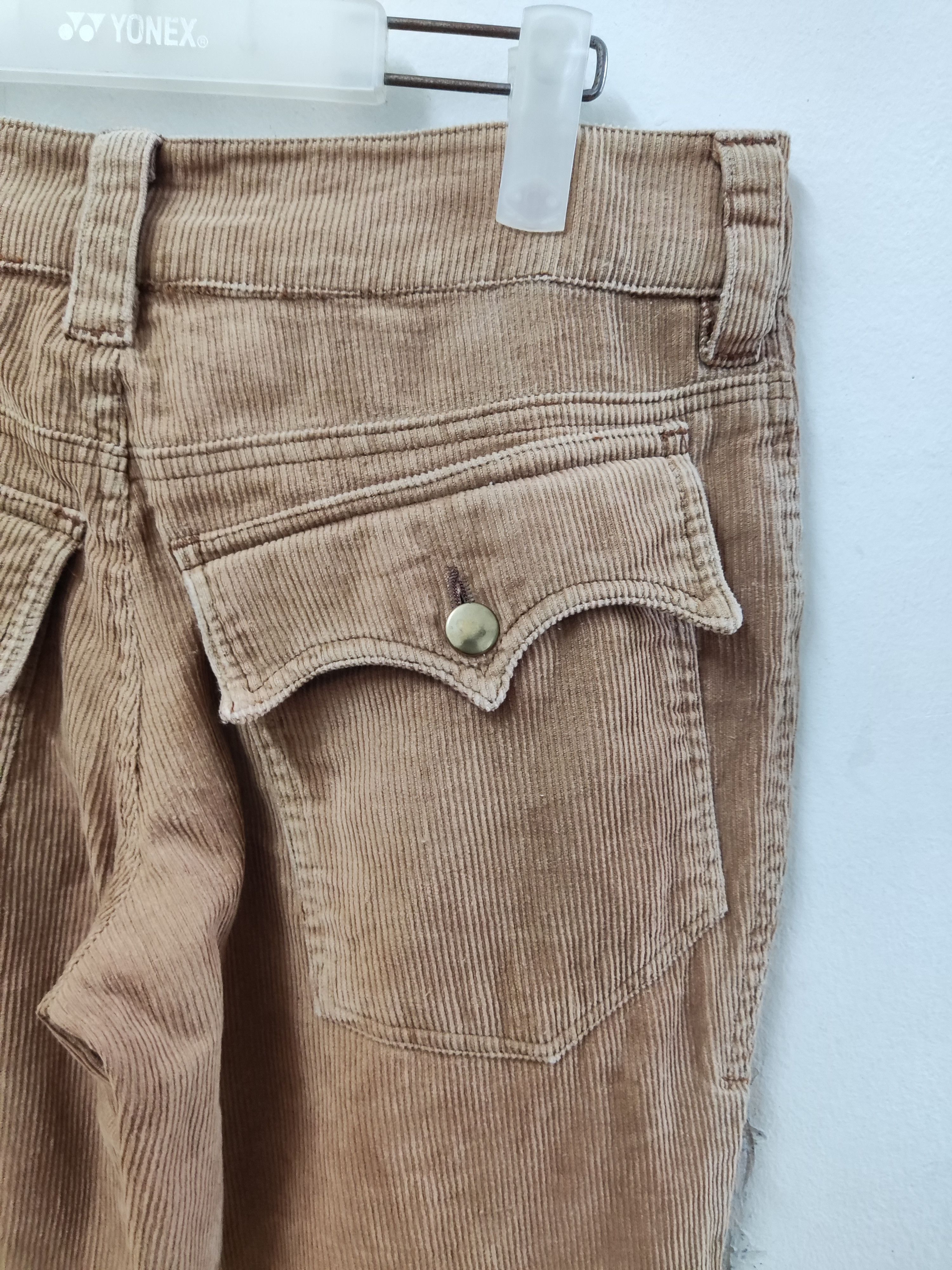 Japanese Brand Indentity Product Brown Corduroy Pants Size 31" - 11 Thumbnail