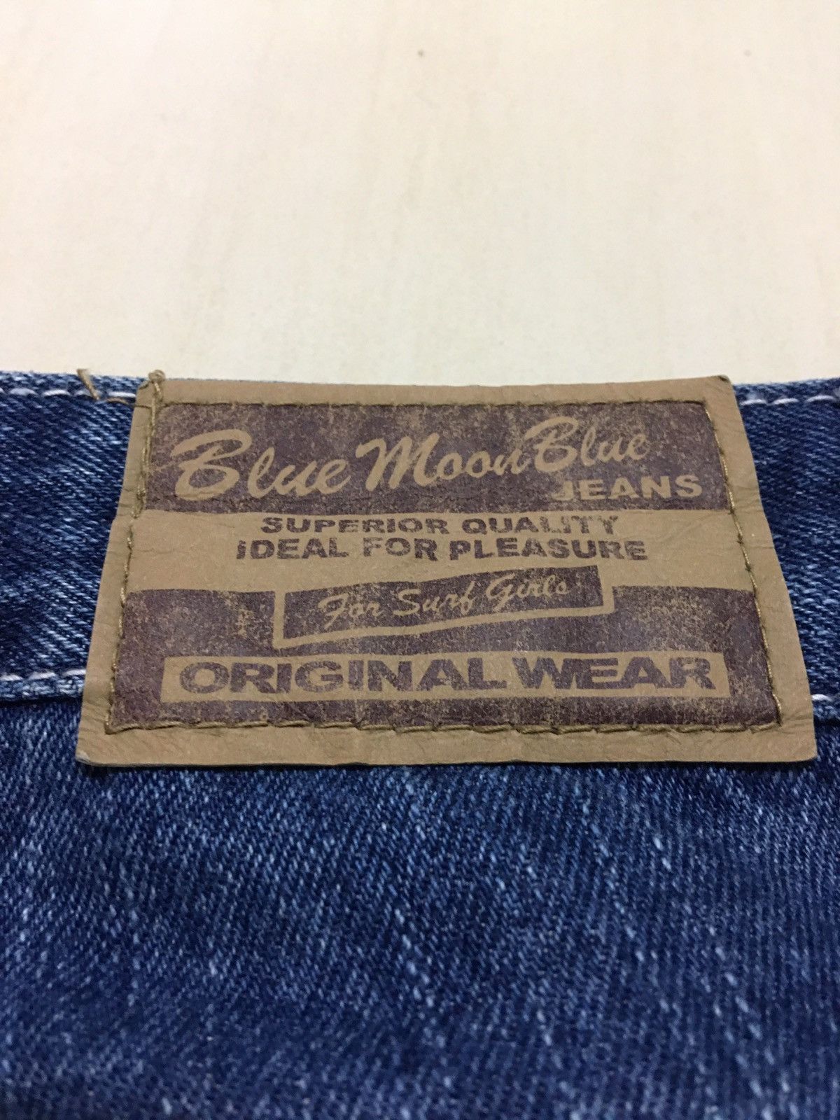 Designer × Japanese Brand Japanese Brand X Blue Moon Blue painted Jeans Size US 31 - 6 Thumbnail