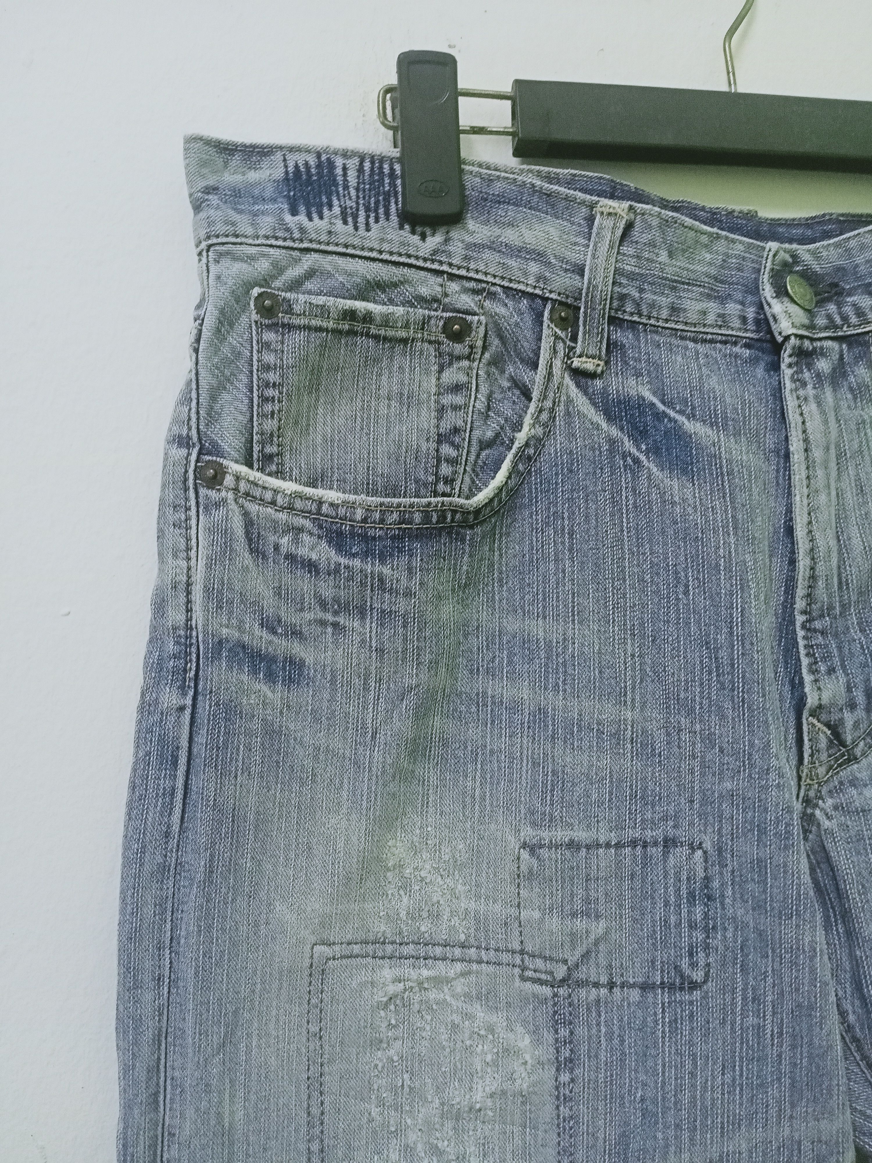 Edwin Vintage Edwin 451 Patchwork Jeans 34x39 Size US 34 / EU 50 - 7 Thumbnail